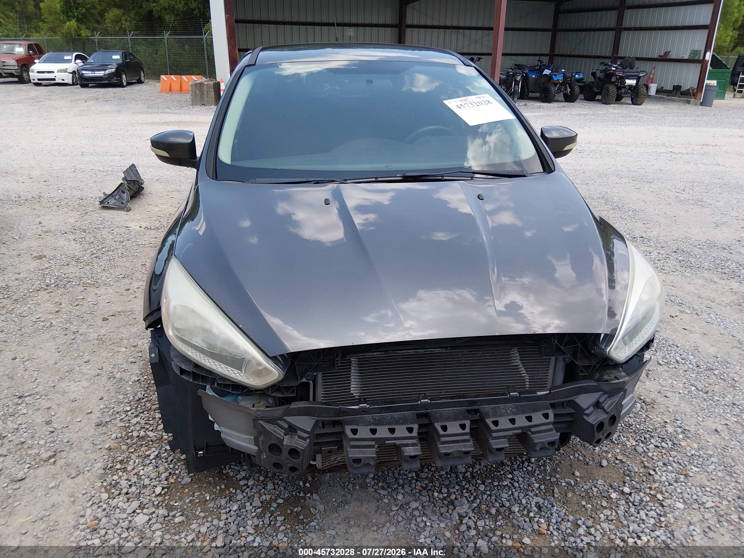 2015 Ford Focus Se Серый vin: 1FADP3K26FL360786