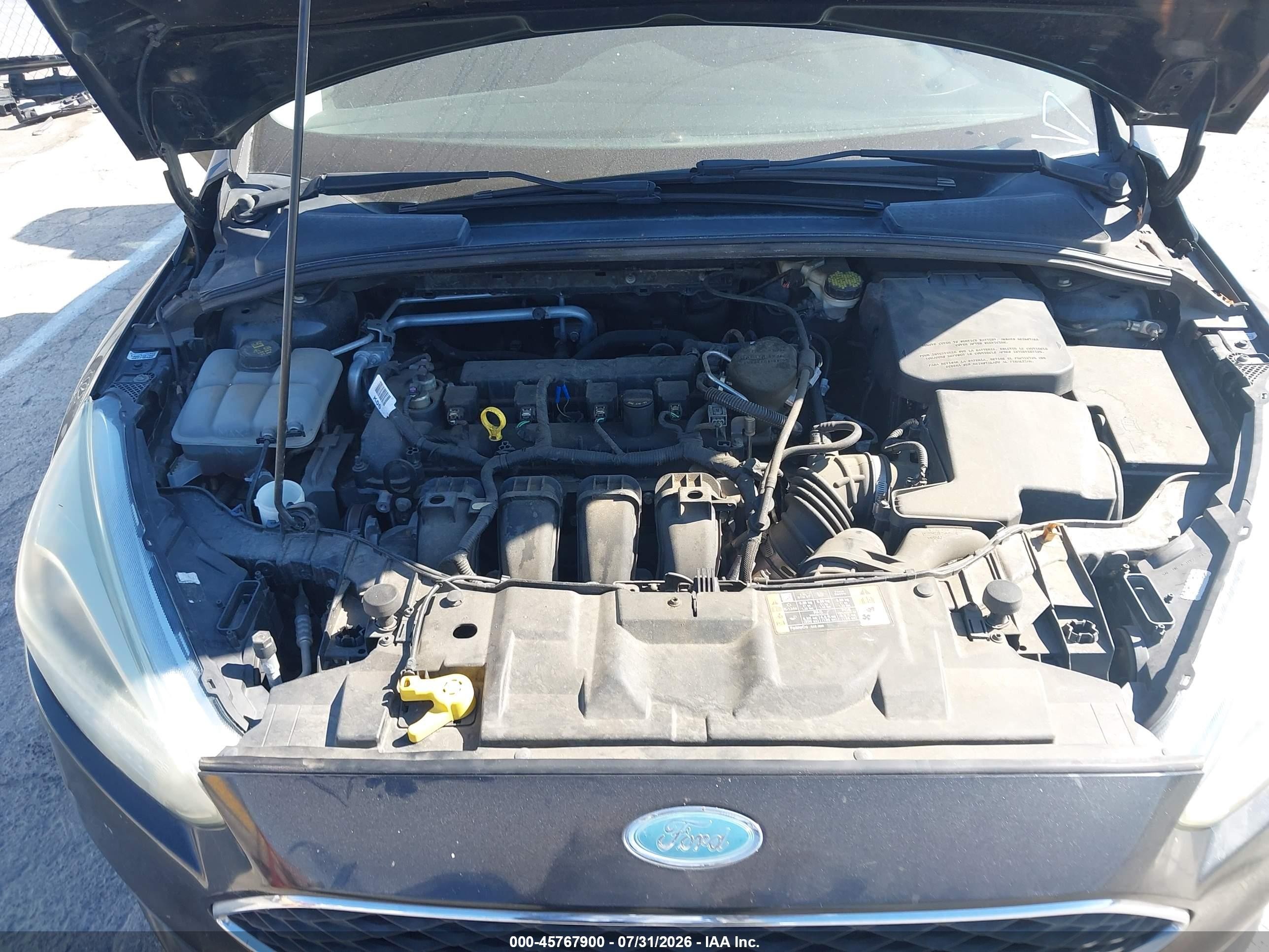 2015 Ford Focus Se Black vin: 1FADP3K26FL363851