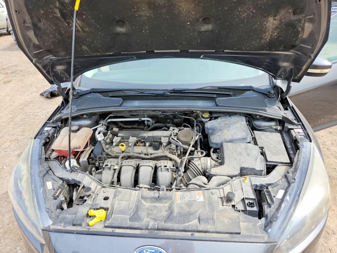 2015 Ford Focus Se Gray vin: 1FADP3K26FL386885