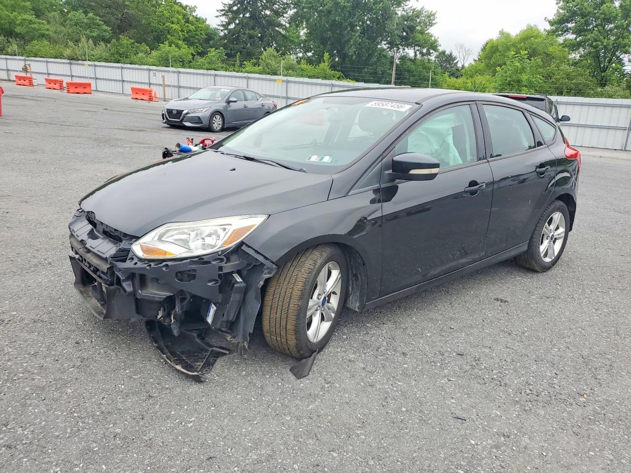 2013 Ford Focus Se Black vin: 1FADP3K27DL135449