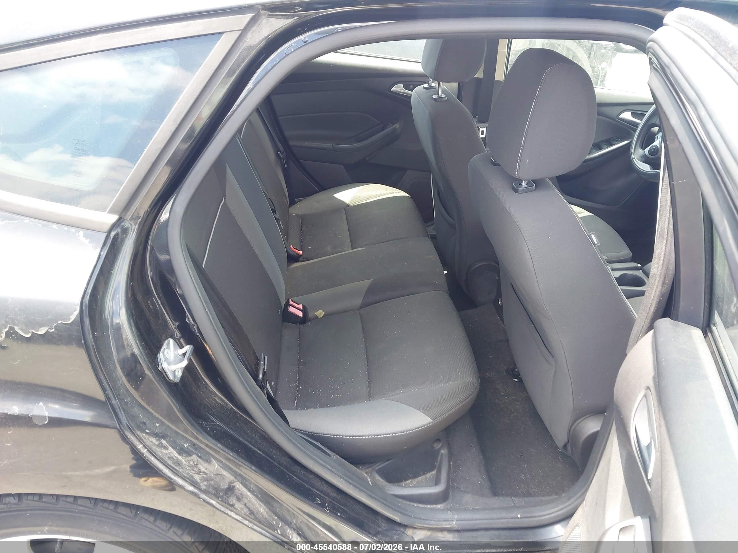 2013 Ford Focus Se Black vin: 1FADP3K27DL145978
