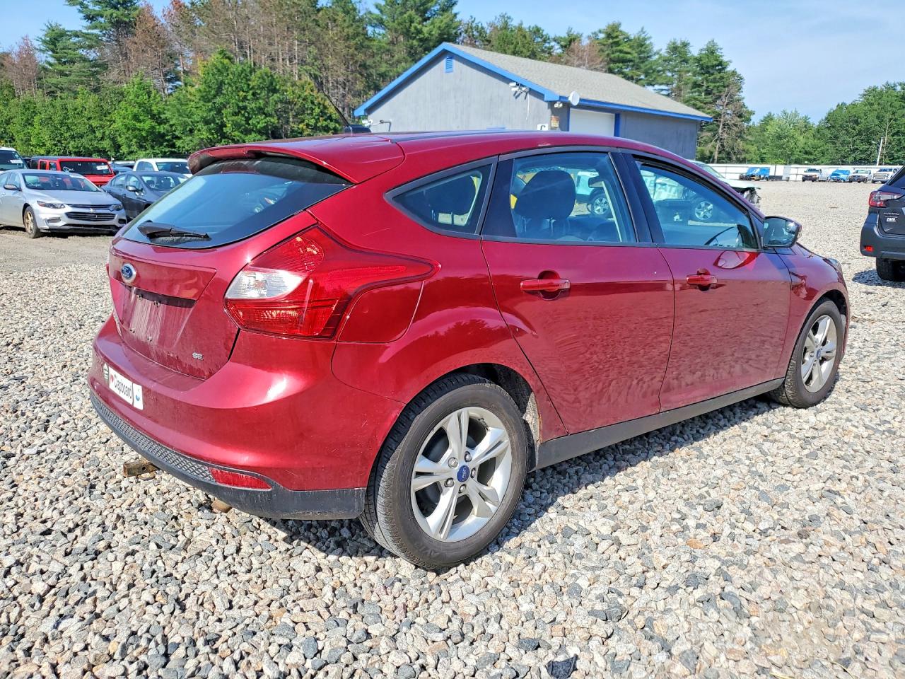 2013 Ford Focus Se Red vin: 1FADP3K27DL148590