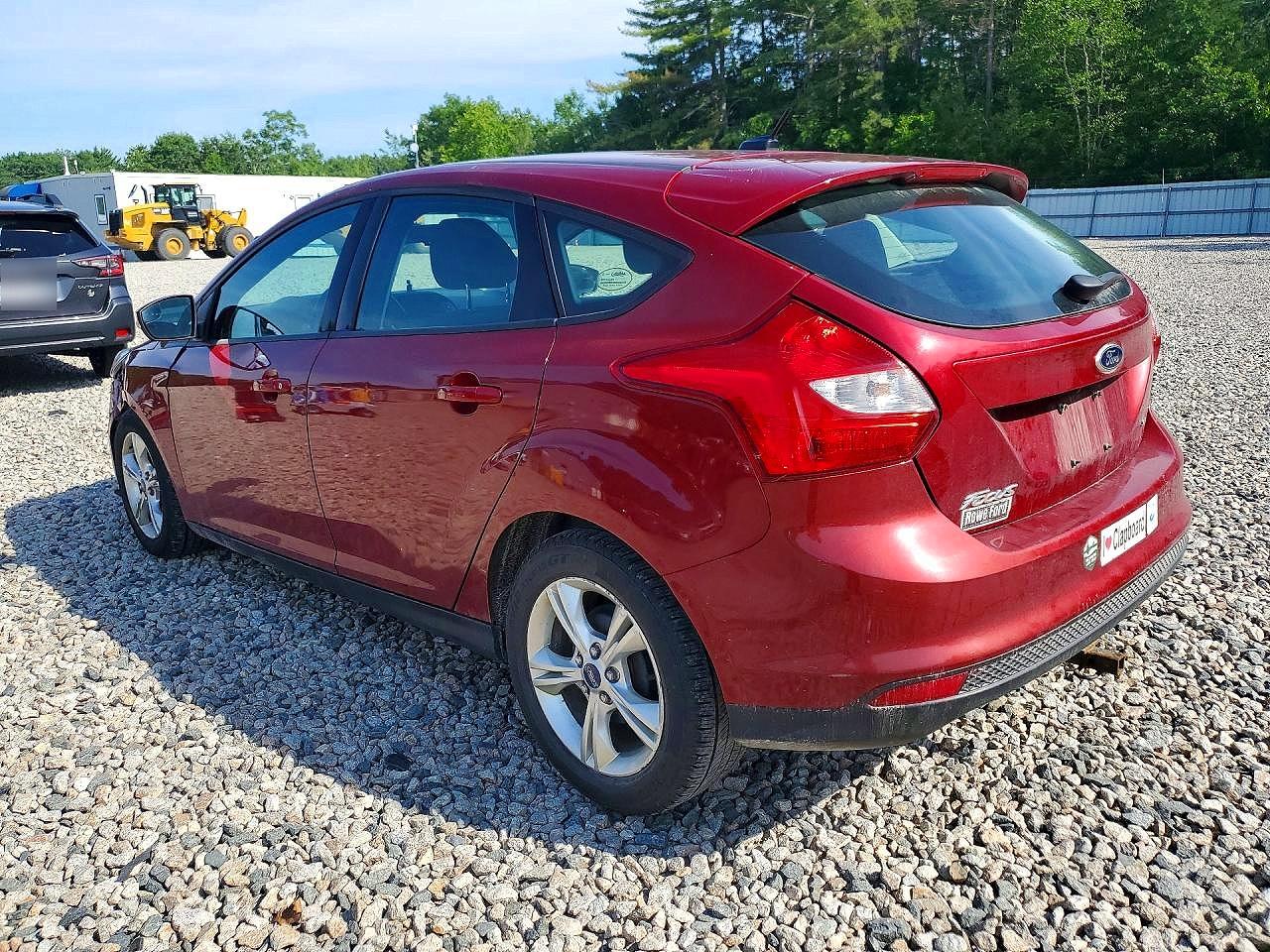 2013 Ford Focus Se Red vin: 1FADP3K27DL148590