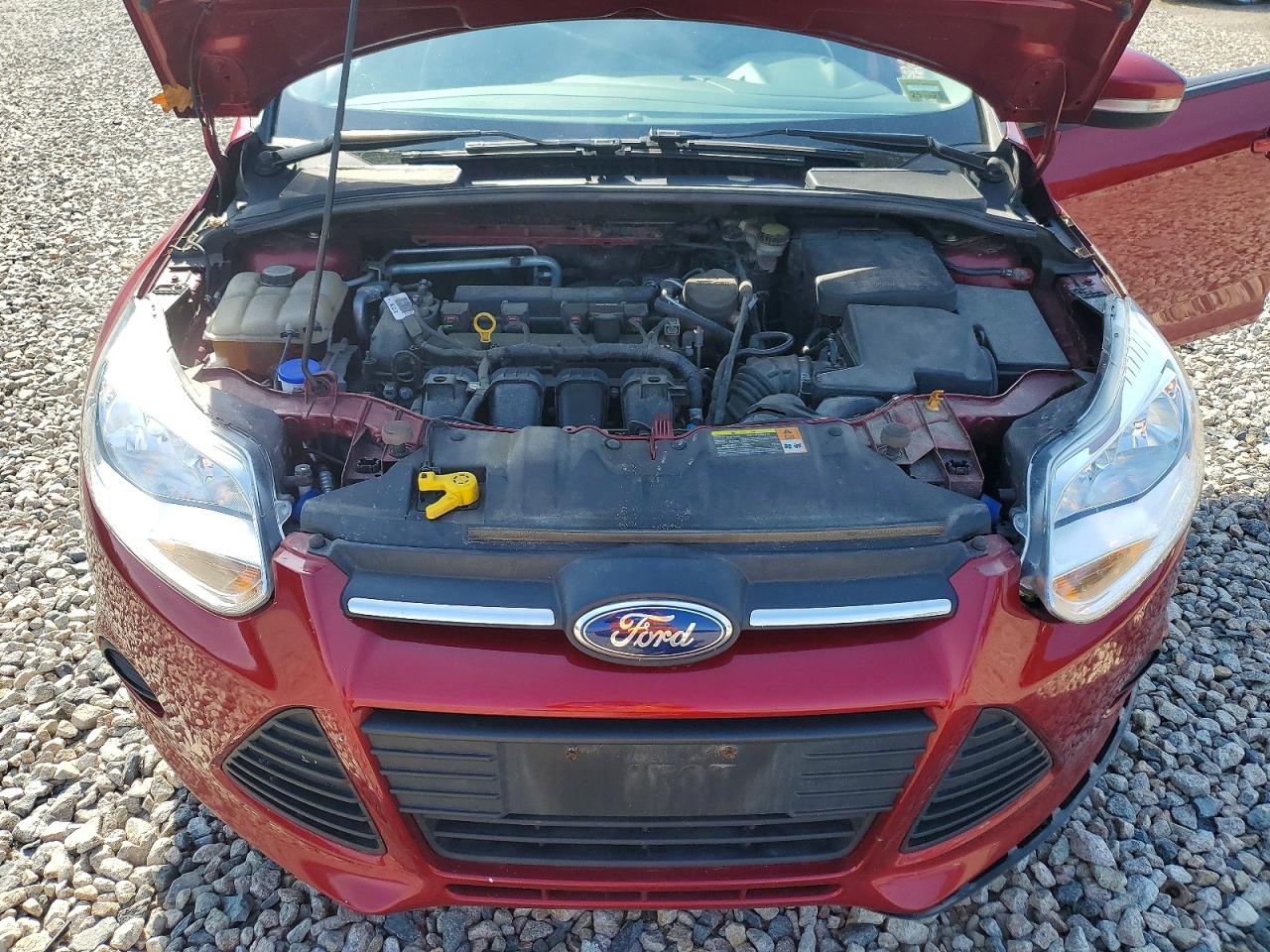 2013 Ford Focus Se Red vin: 1FADP3K27DL148590