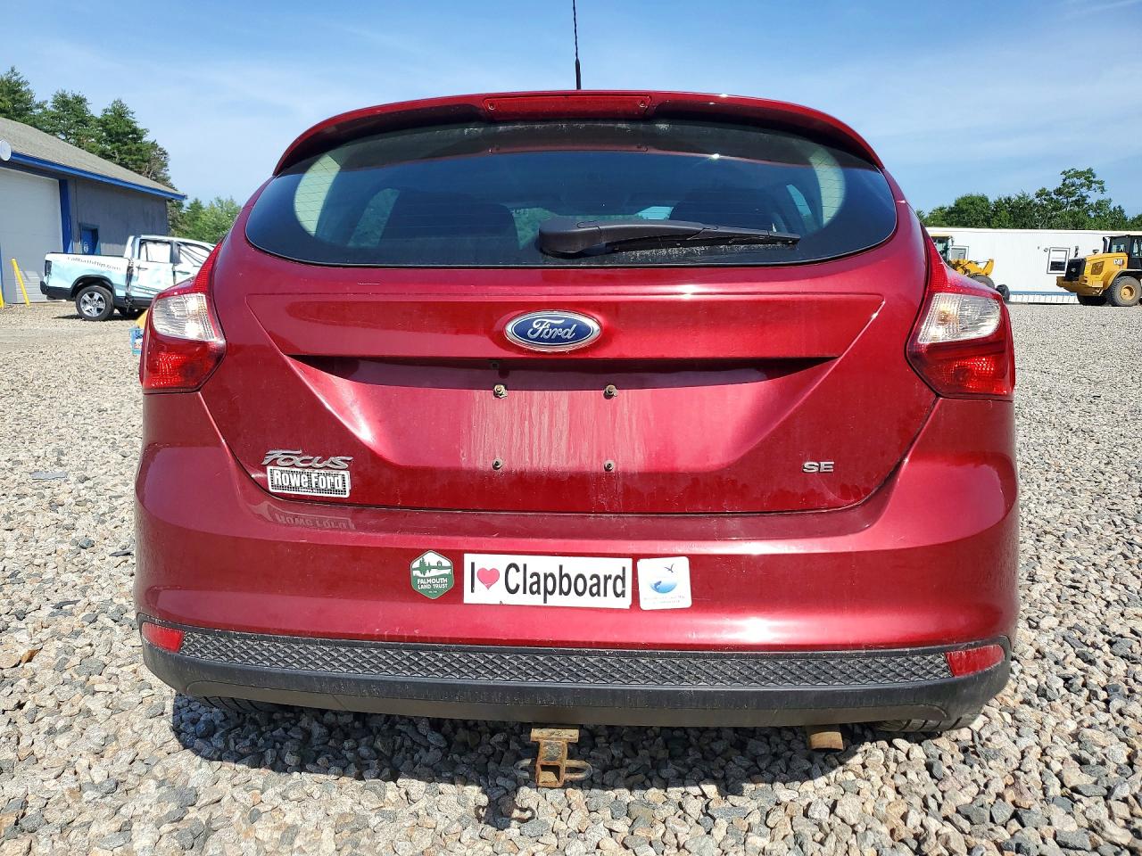2013 Ford Focus Se Red vin: 1FADP3K27DL148590