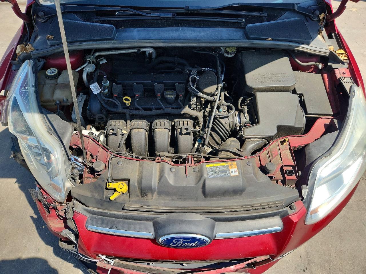 2013 Ford Focus Se Red vin: 1FADP3K27DL164627