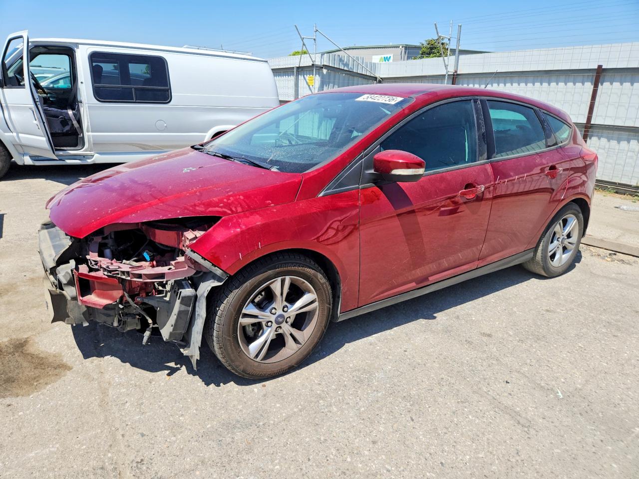 2013 Ford Focus Se Red vin: 1FADP3K27DL177930