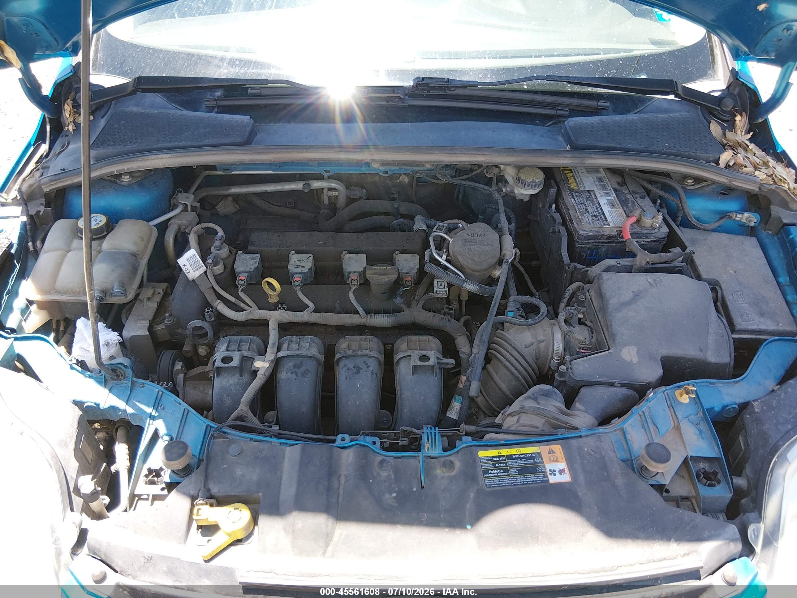 2013 Ford Focus Se Синий vin: 1FADP3K27DL210506