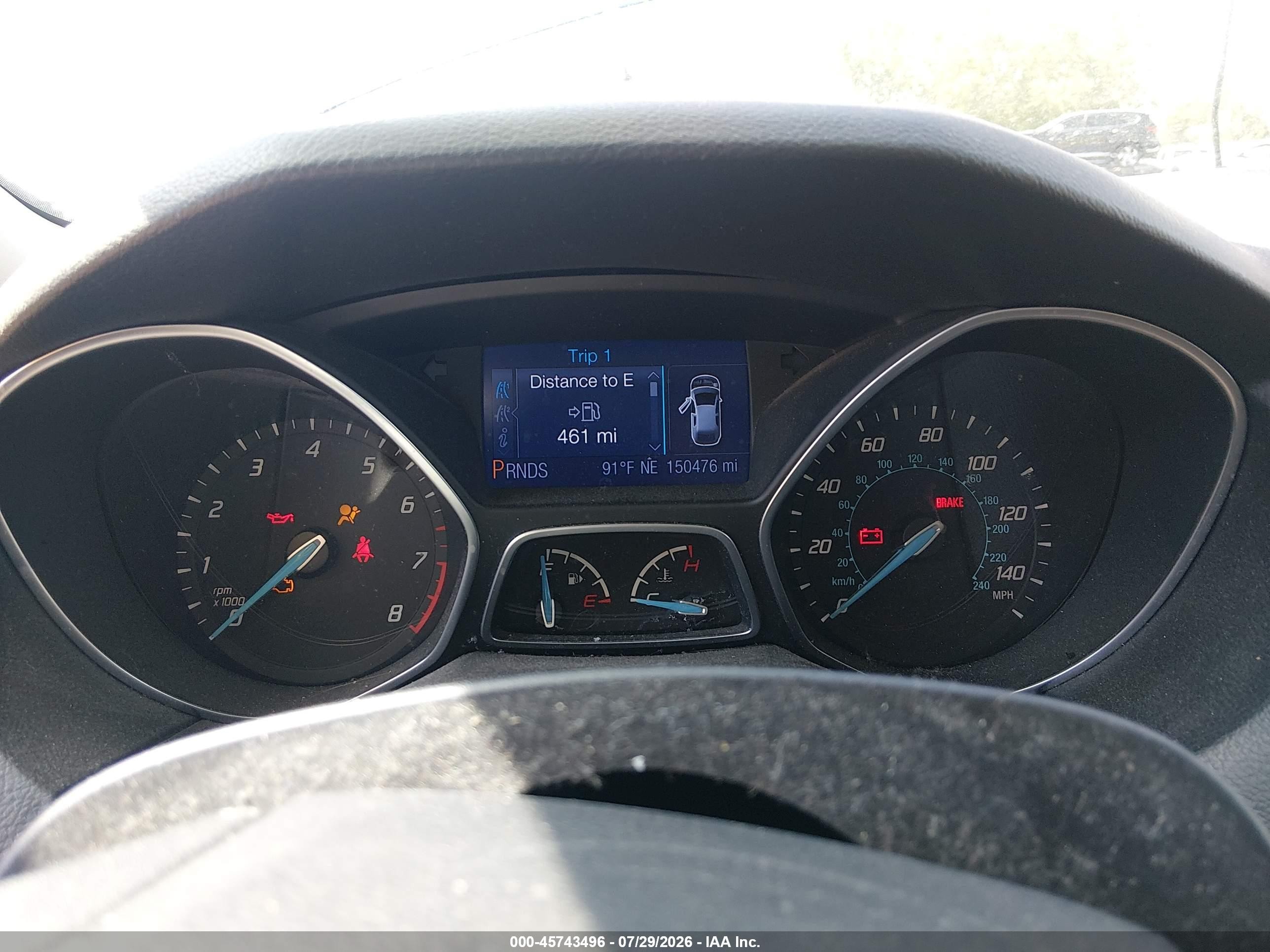 2013 Ford Focus Se Blue vin: 1FADP3K27DL254098