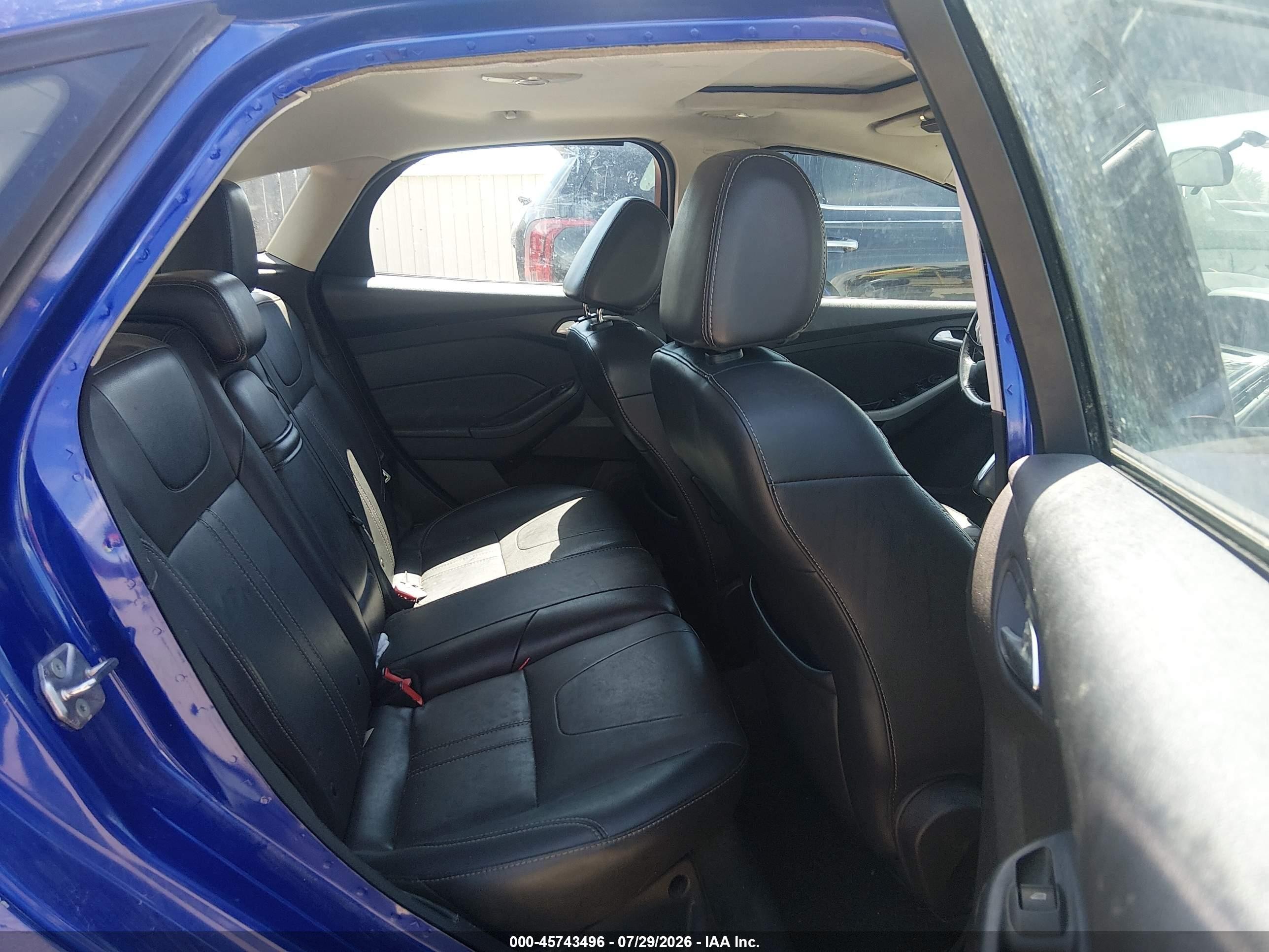 2013 Ford Focus Se Blue vin: 1FADP3K27DL254098