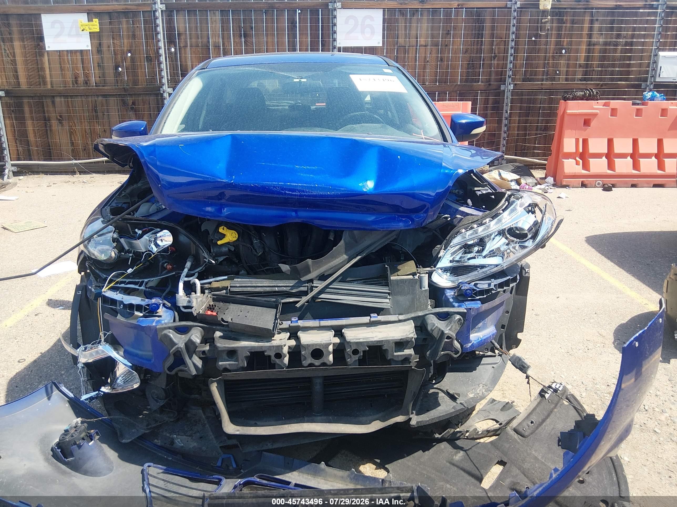 2013 Ford Focus Se Blue vin: 1FADP3K27DL254098