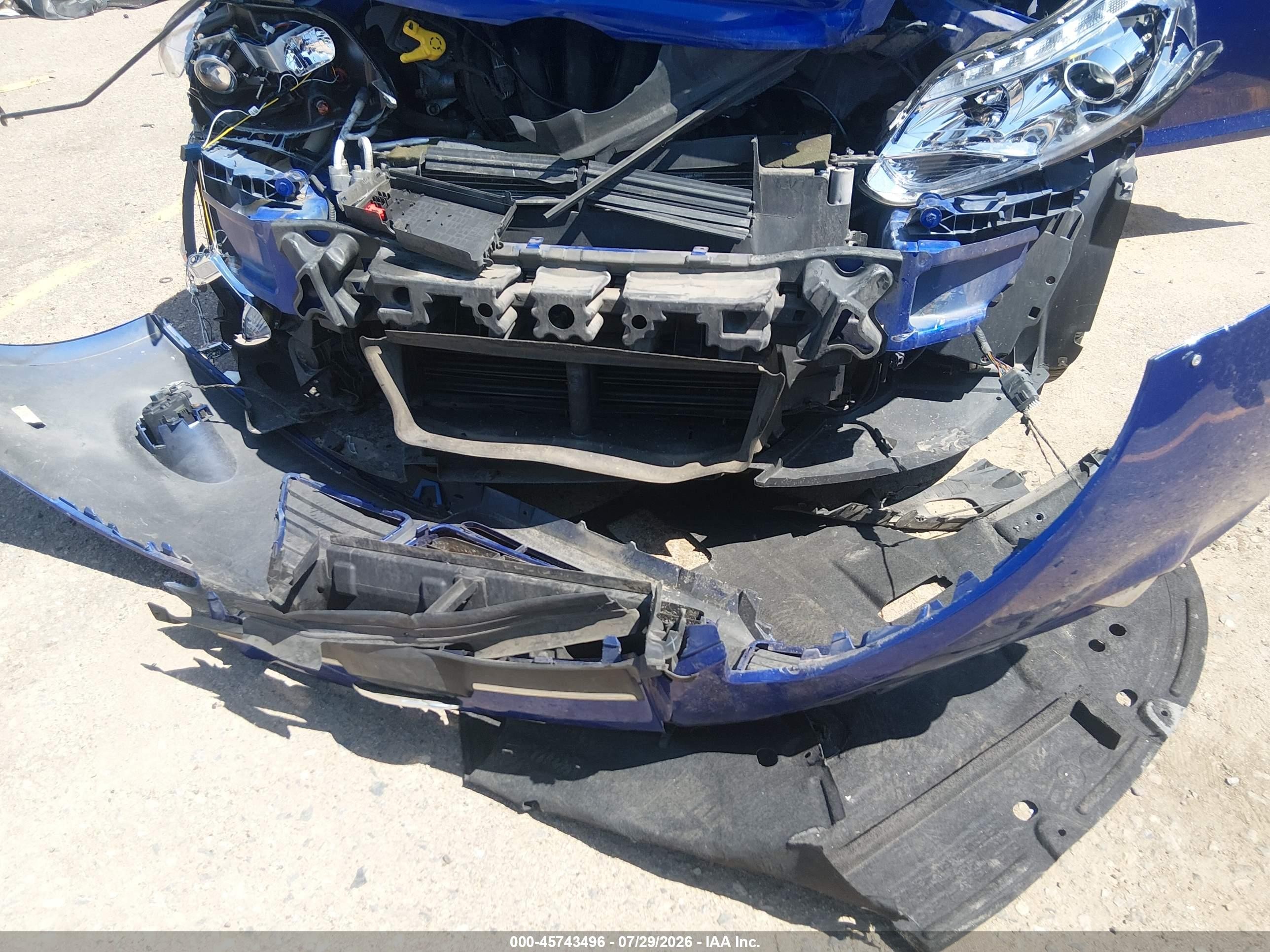 2013 Ford Focus Se Blue vin: 1FADP3K27DL254098