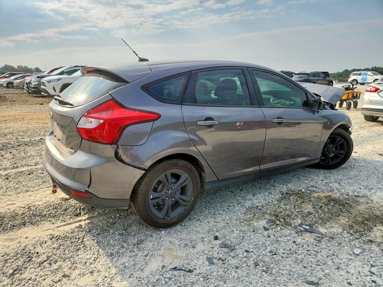 2013 Ford Focus Se Gray vin: 1FADP3K27DL258958