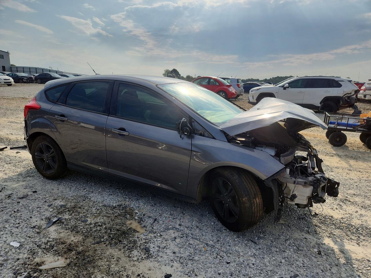 2013 Ford Focus Se Gray vin: 1FADP3K27DL258958