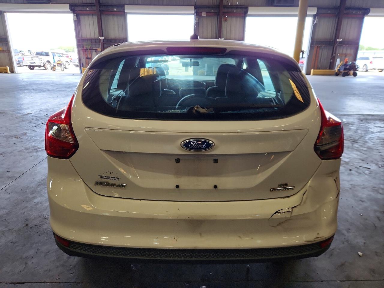 2013 Ford Focus Se White vin: 1FADP3K27DL266297