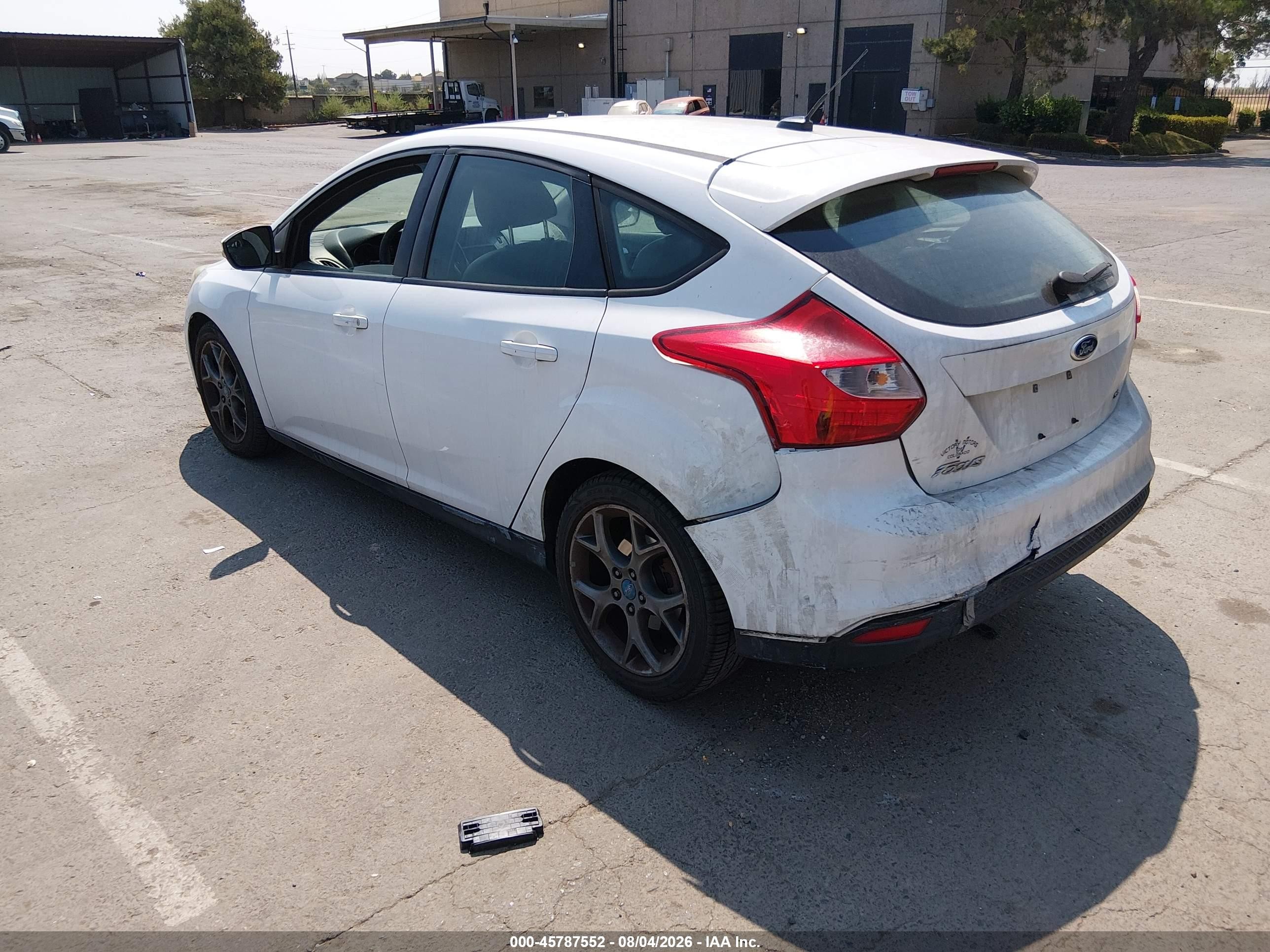 2013 Ford Focus Se Белый vin: 1FADP3K27DL273251
