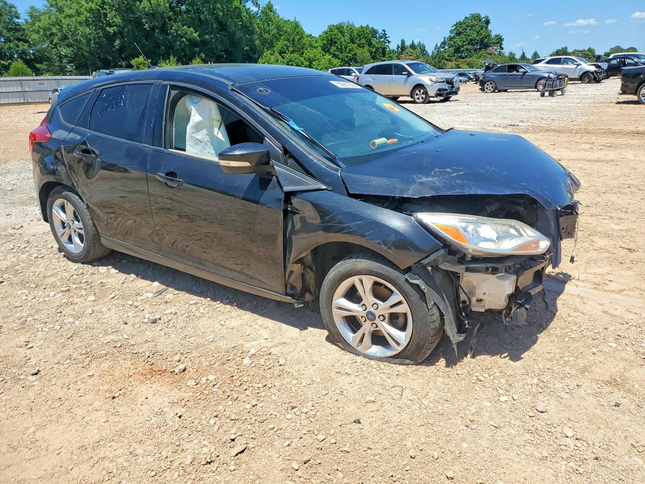 2014 Ford Focus Se Black vin: 1FADP3K27EL102940