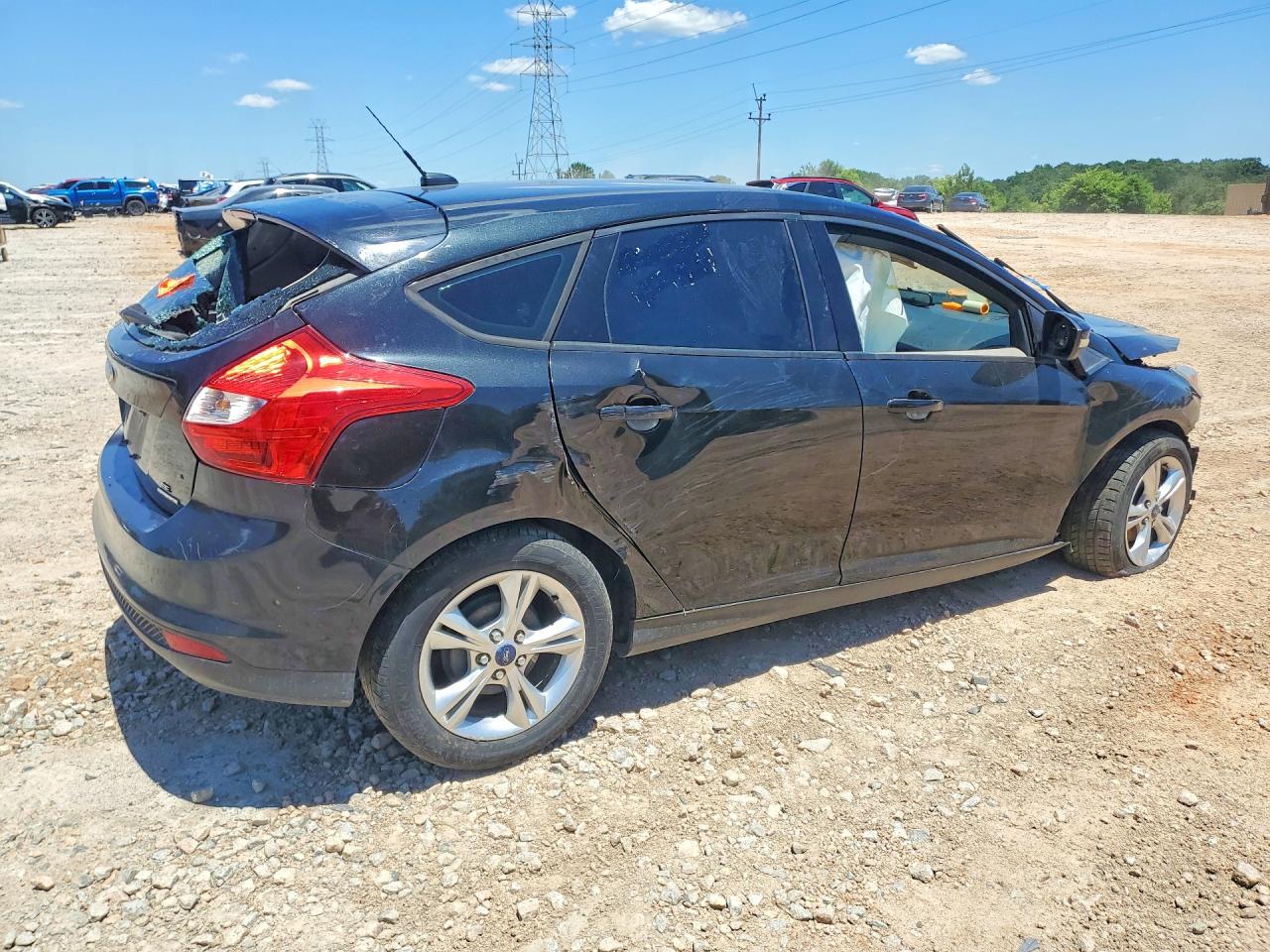 2014 Ford Focus Se Black vin: 1FADP3K27EL102940