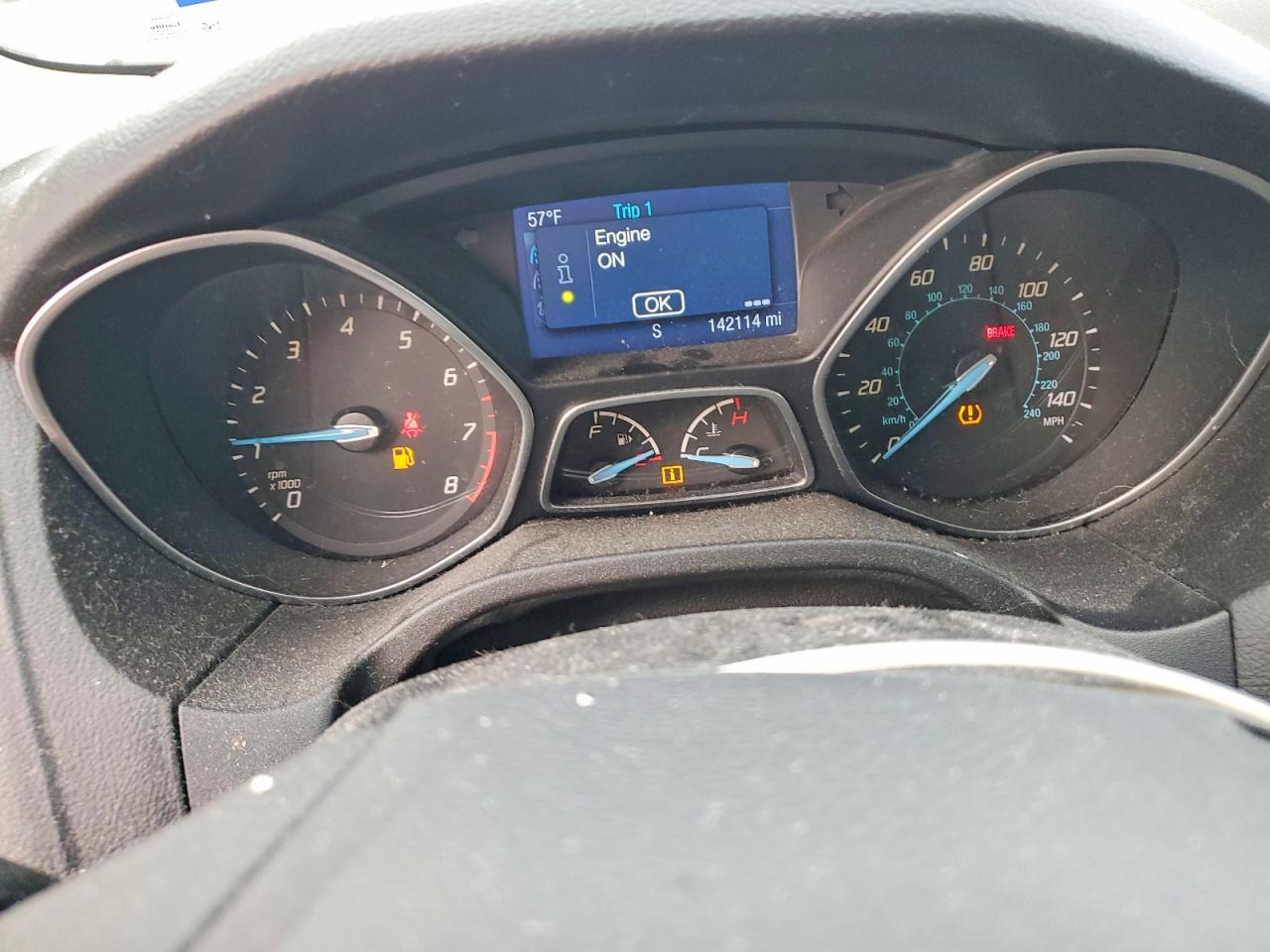 2014 Ford Focus Se White vin: 1FADP3K27EL130270