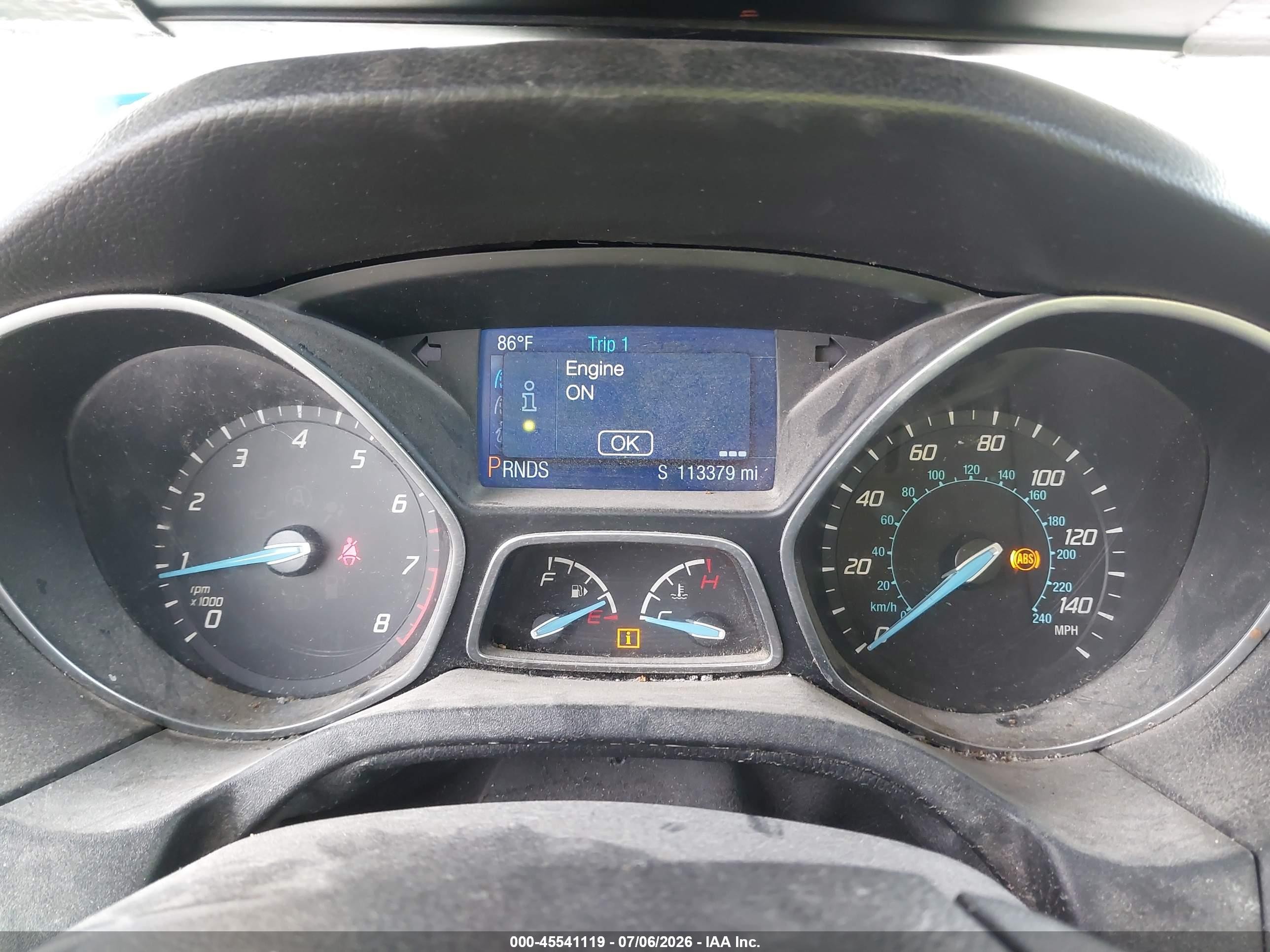 2014 Ford Focus Se Blue vin: 1FADP3K27EL132813