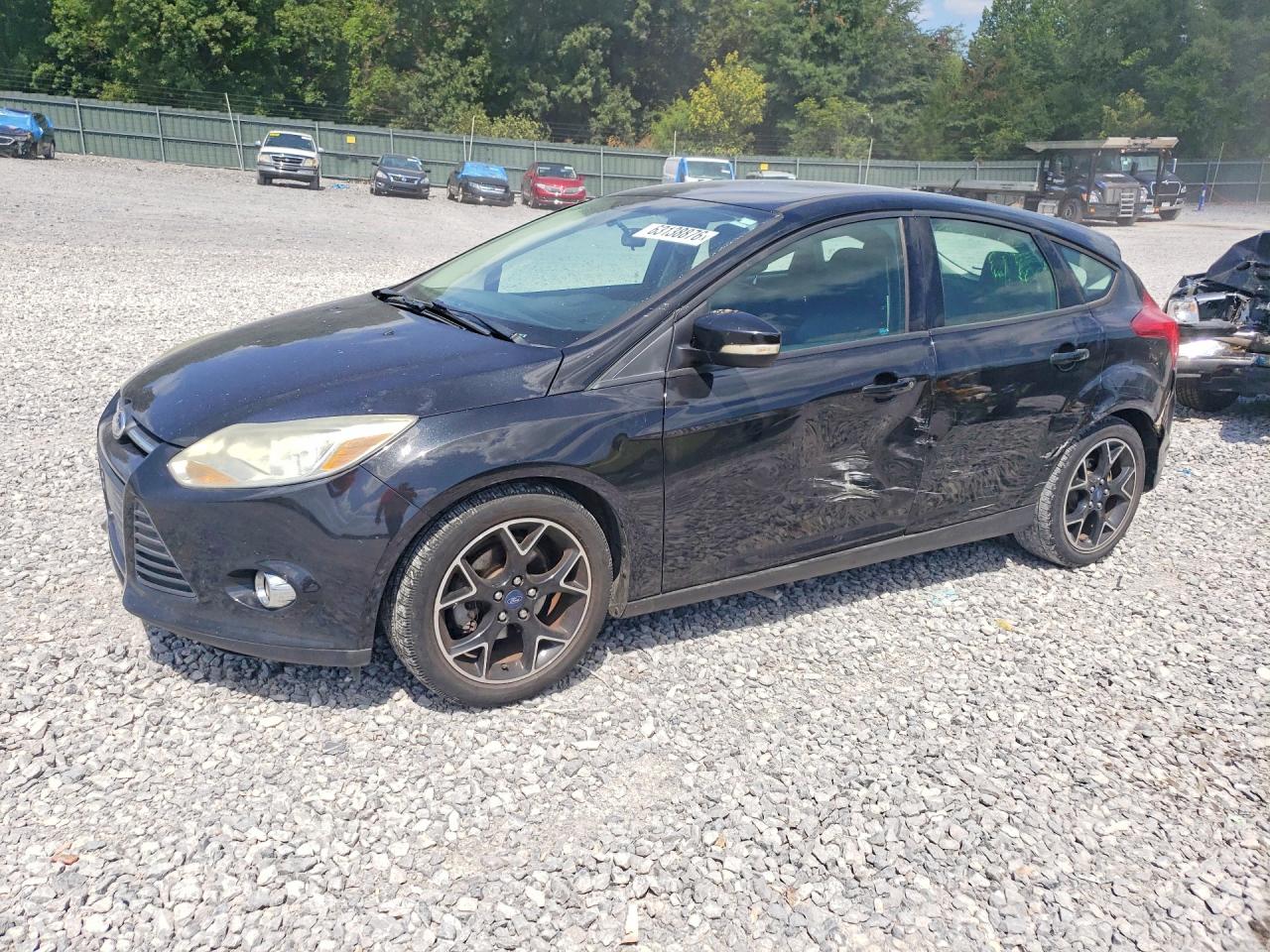 2014 Ford Focus Se Black vin: 1FADP3K27EL160532