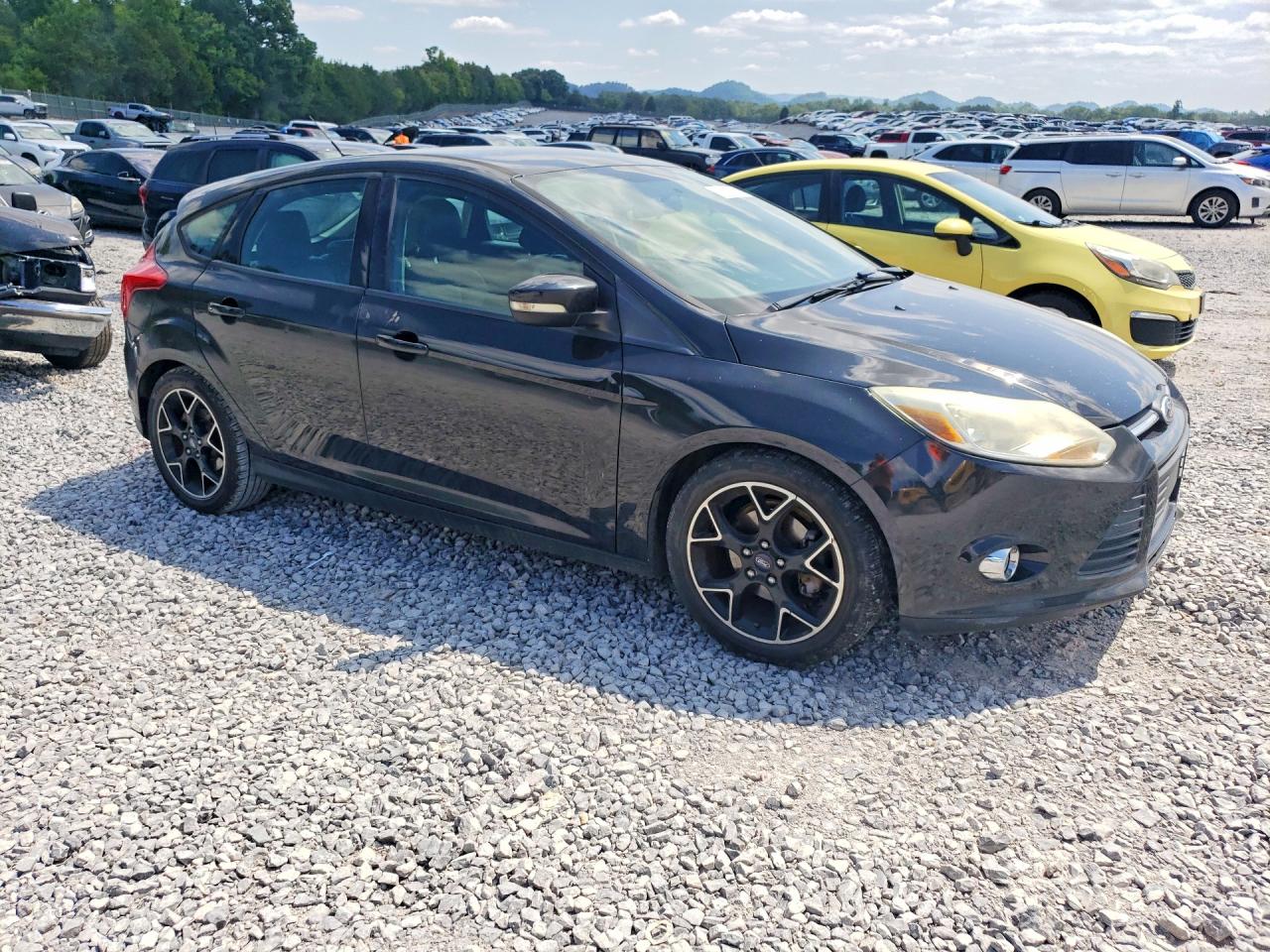 2014 Ford Focus Se Black vin: 1FADP3K27EL160532
