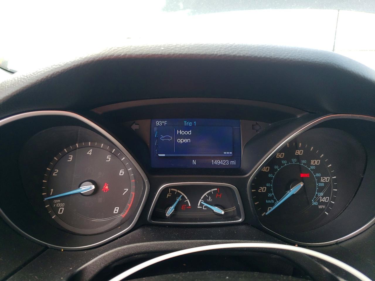 2014 Ford Focus Se Black vin: 1FADP3K27EL160532