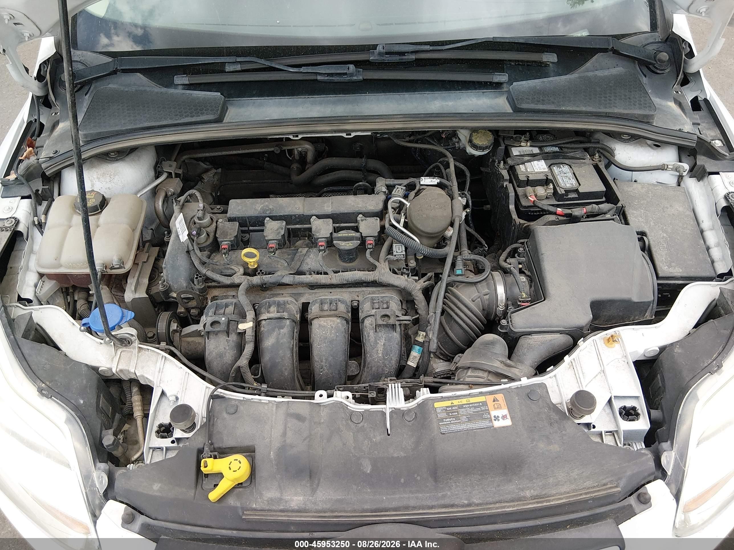 2014 Ford Focus Se Белый vin: 1FADP3K27EL163768