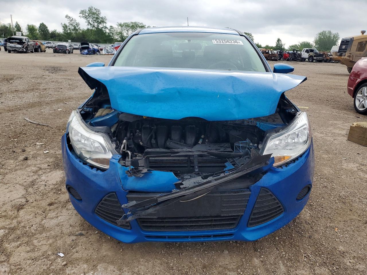 2014 Ford Focus Se Blue vin: 1FADP3K27EL192607
