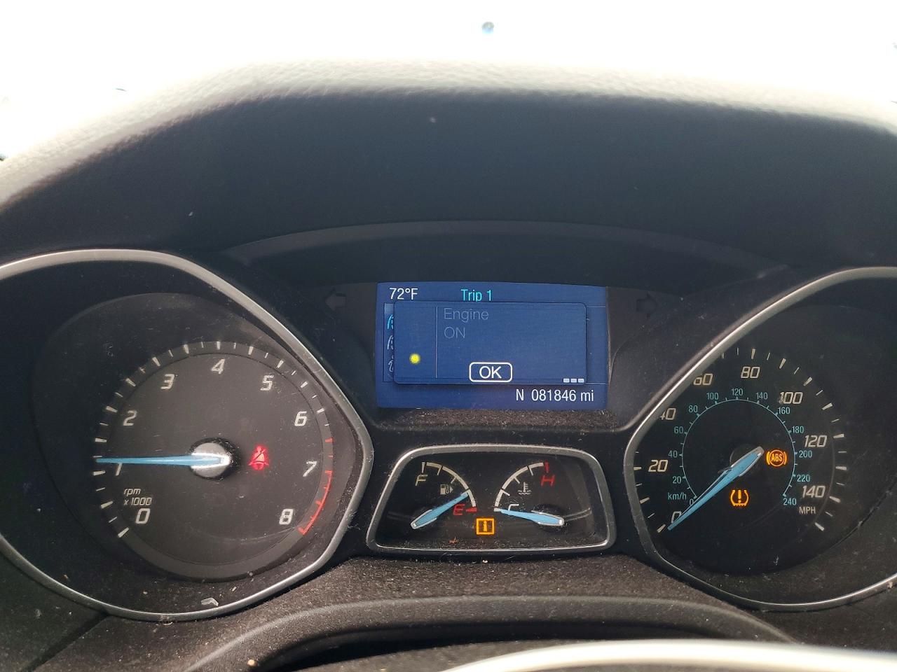 2014 Ford Focus Se Blue vin: 1FADP3K27EL192607