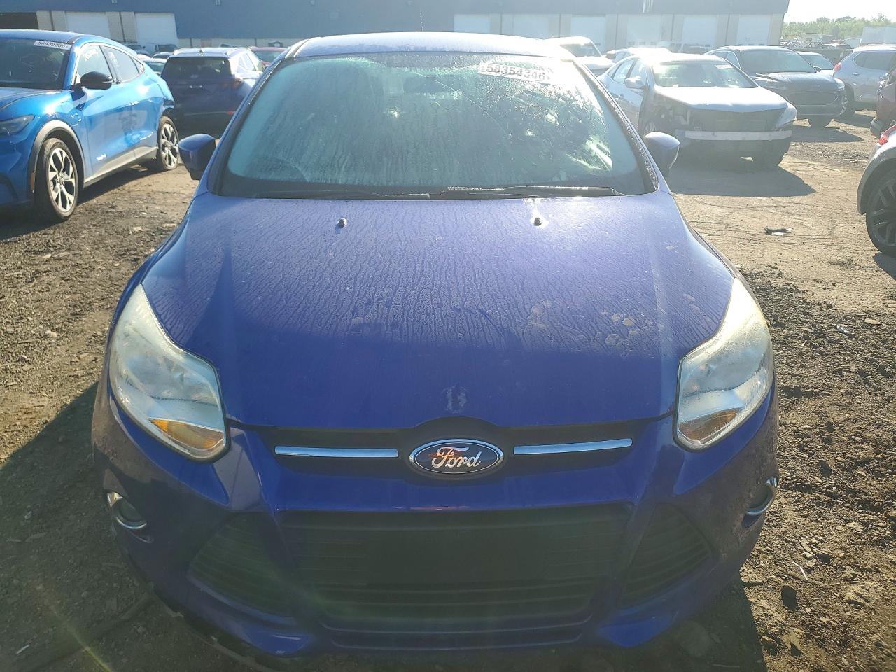 2014 Ford Focus Se Синий vin: 1FADP3K27EL195071
