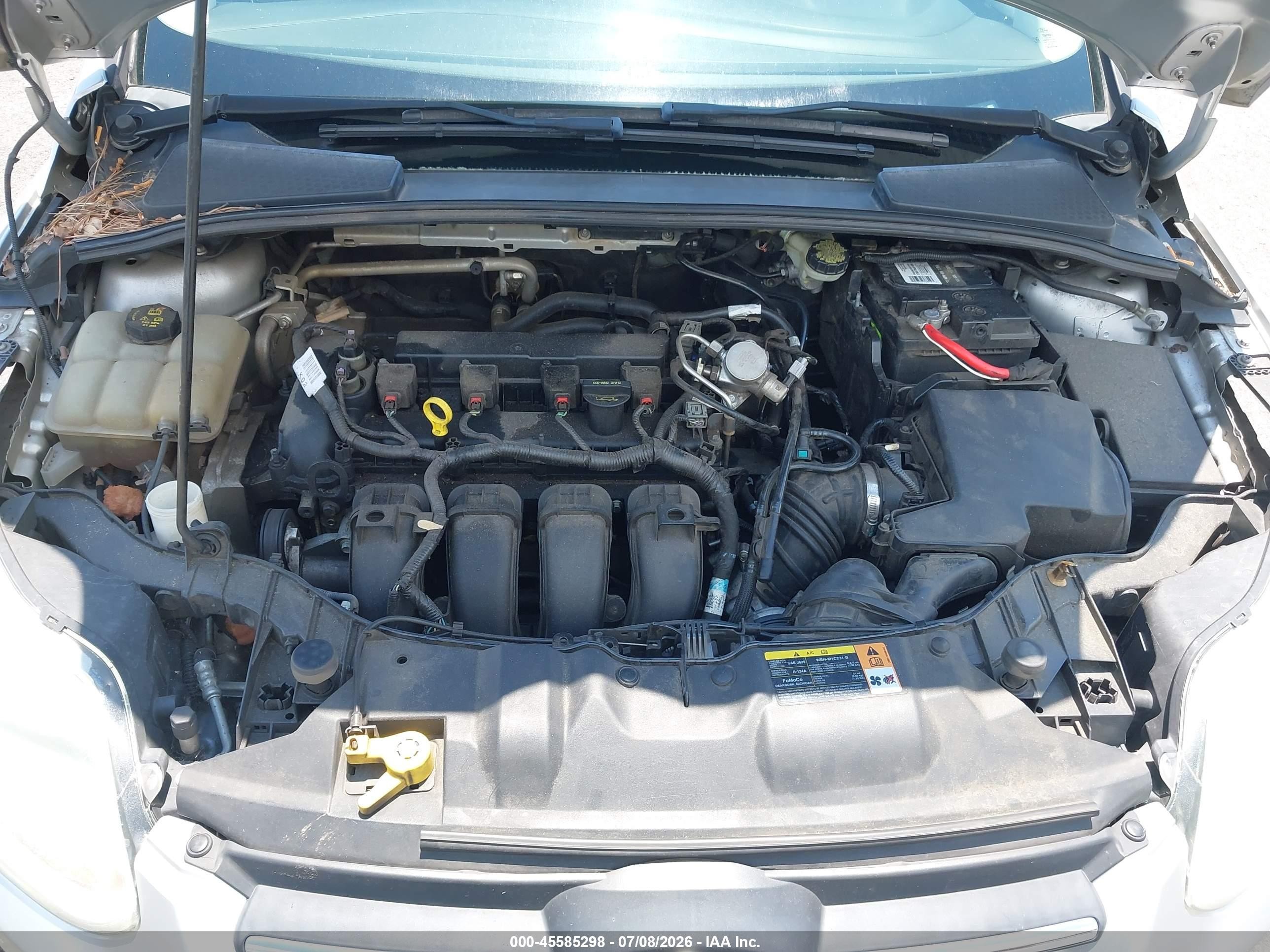 2014 Ford Focus Se Silver vin: 1FADP3K27EL251915