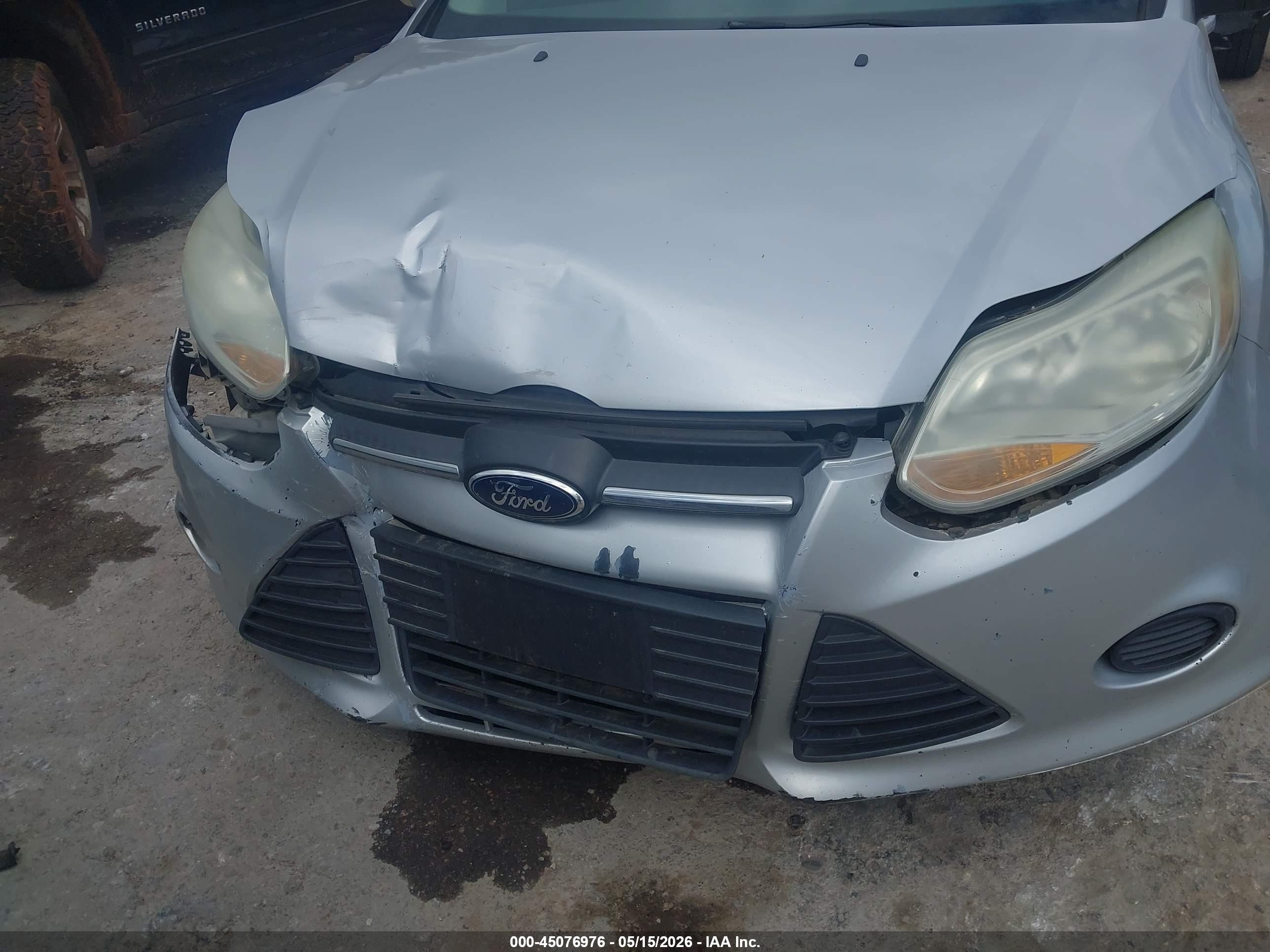 2014 Ford Focus Se Gray vin: 1FADP3K27EL284719