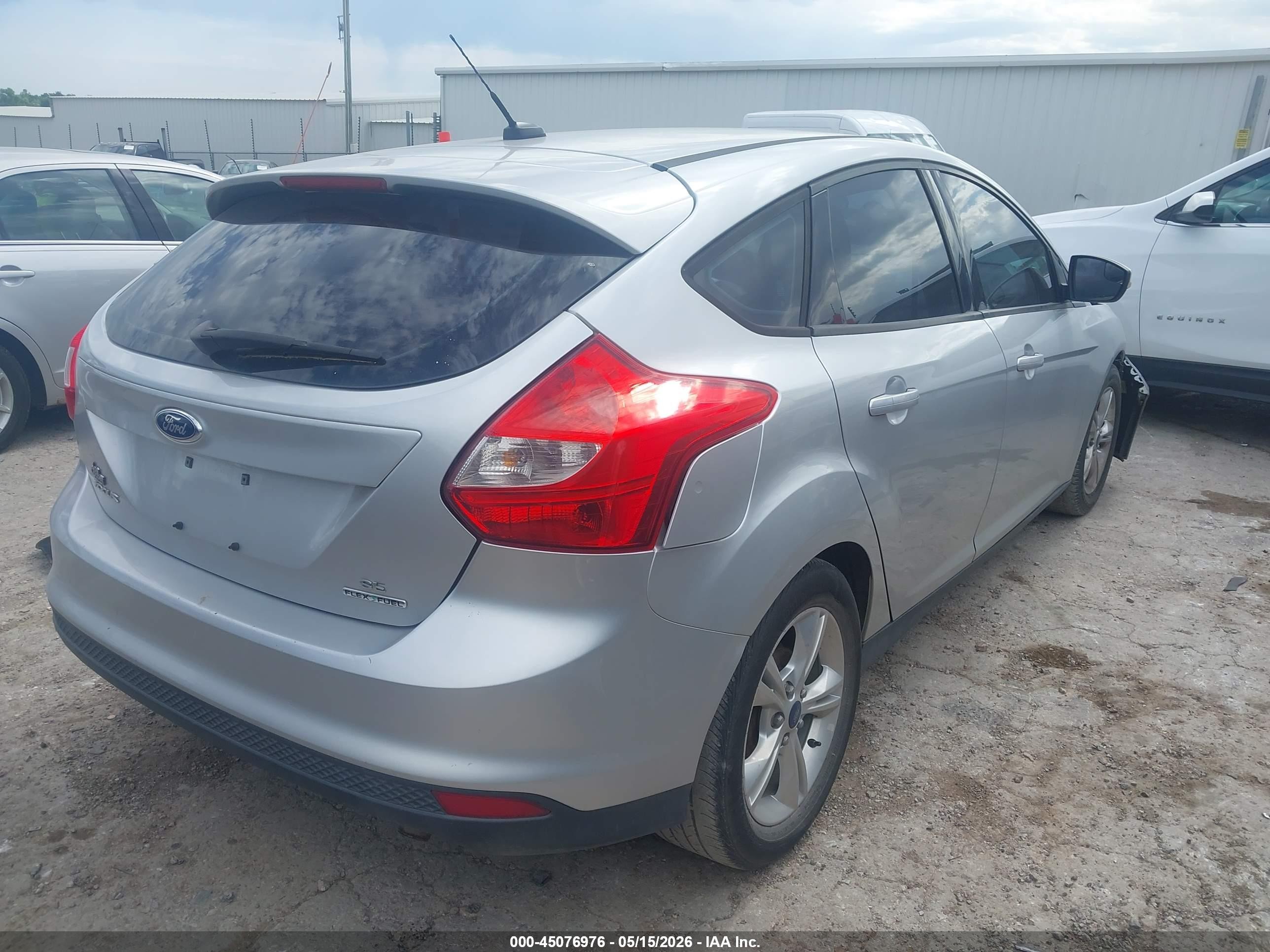 2014 Ford Focus Se Gray vin: 1FADP3K27EL284719
