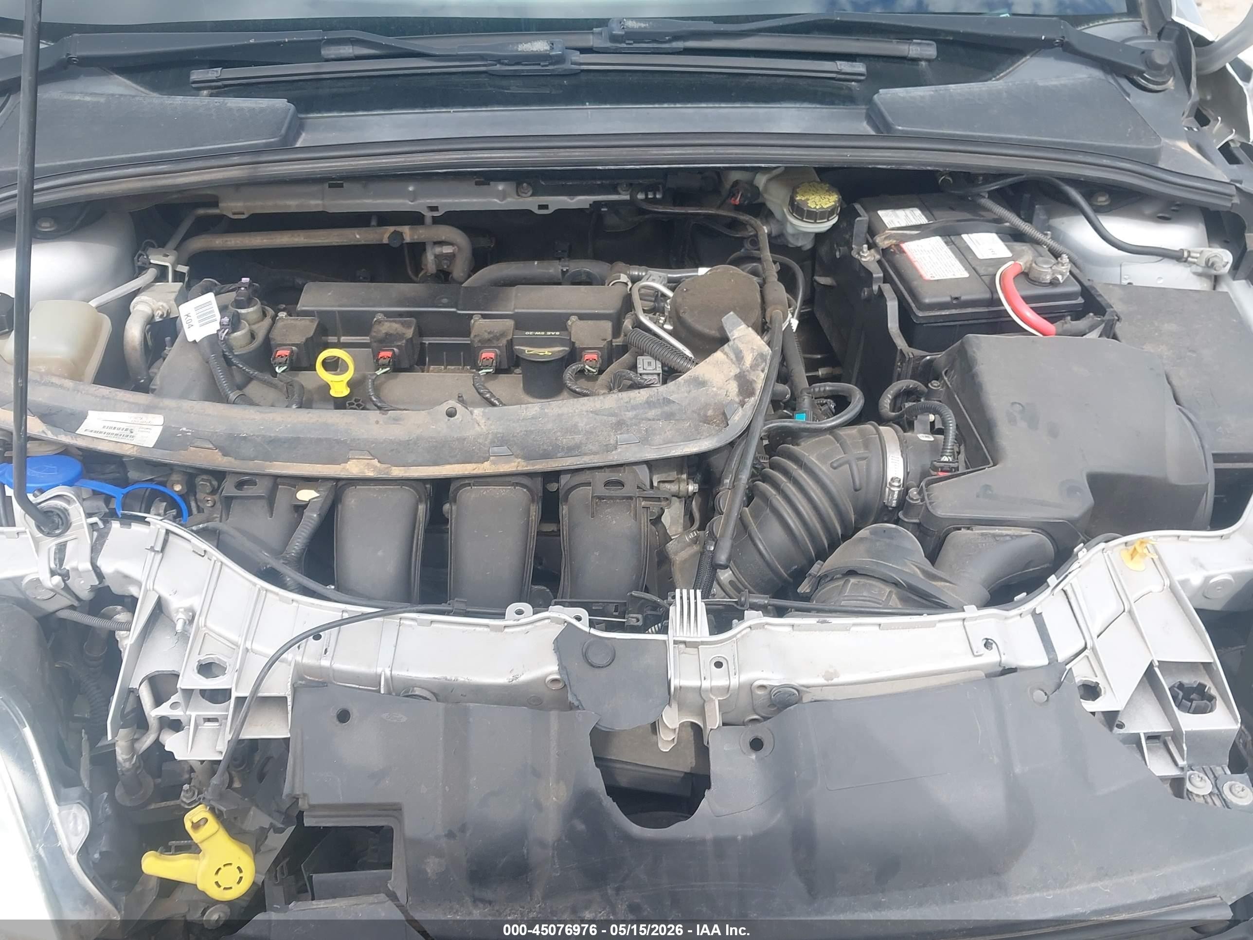 2014 Ford Focus Se Gray vin: 1FADP3K27EL284719