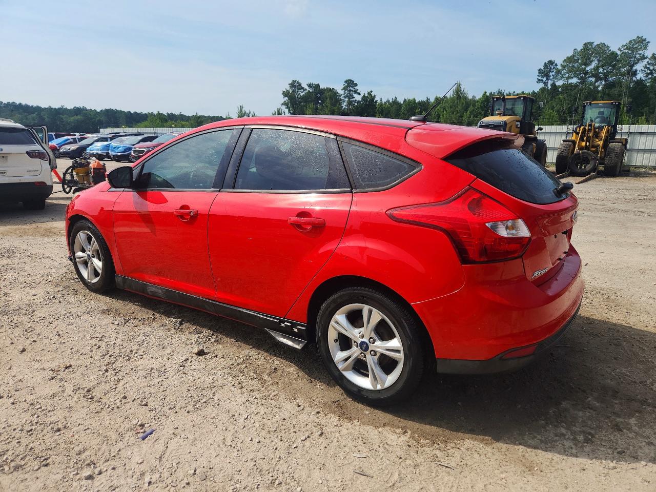 2014 Ford Focus Se Red vin: 1FADP3K27EL301891