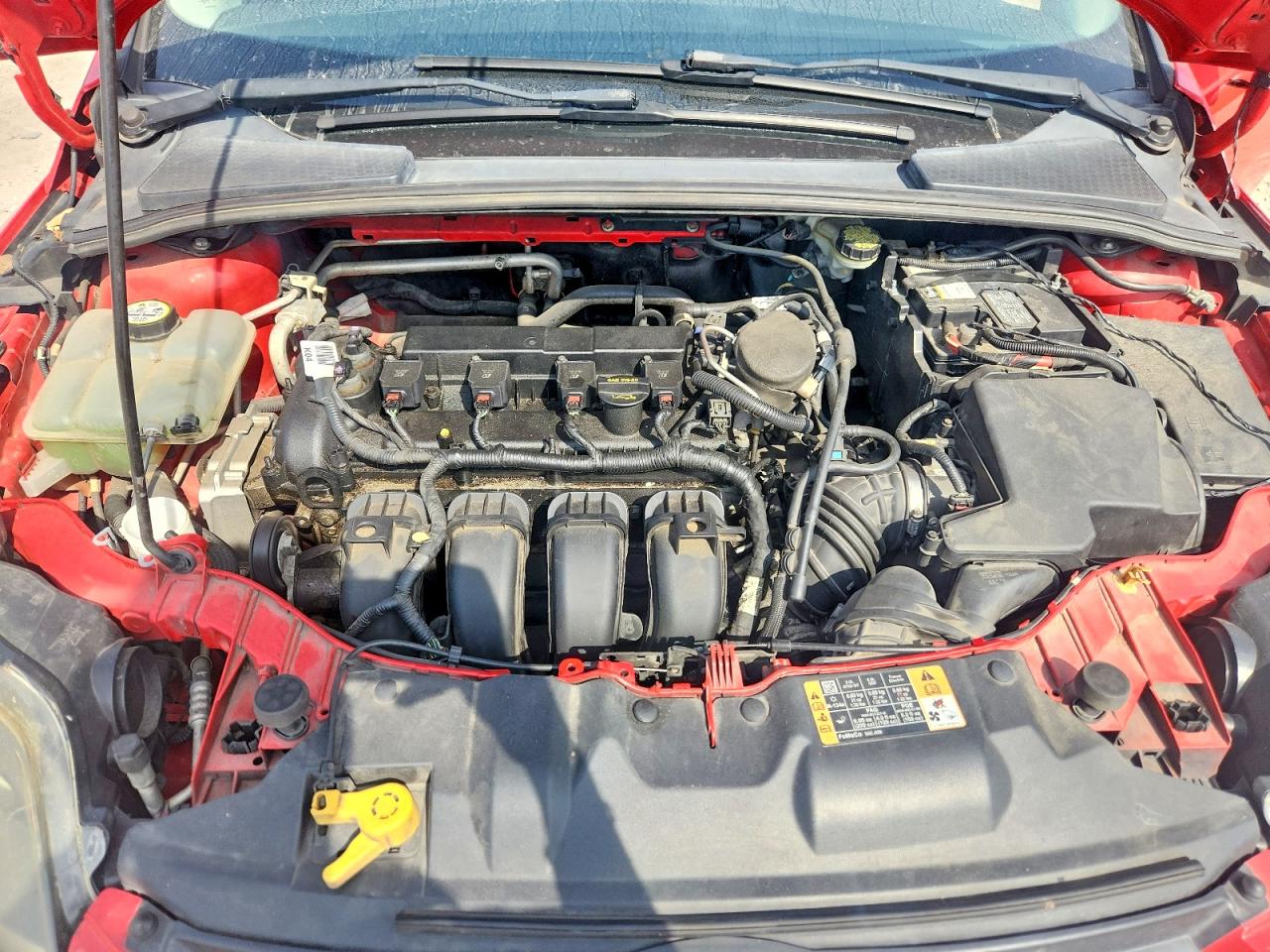 2014 Ford Focus Se Red vin: 1FADP3K27EL301891