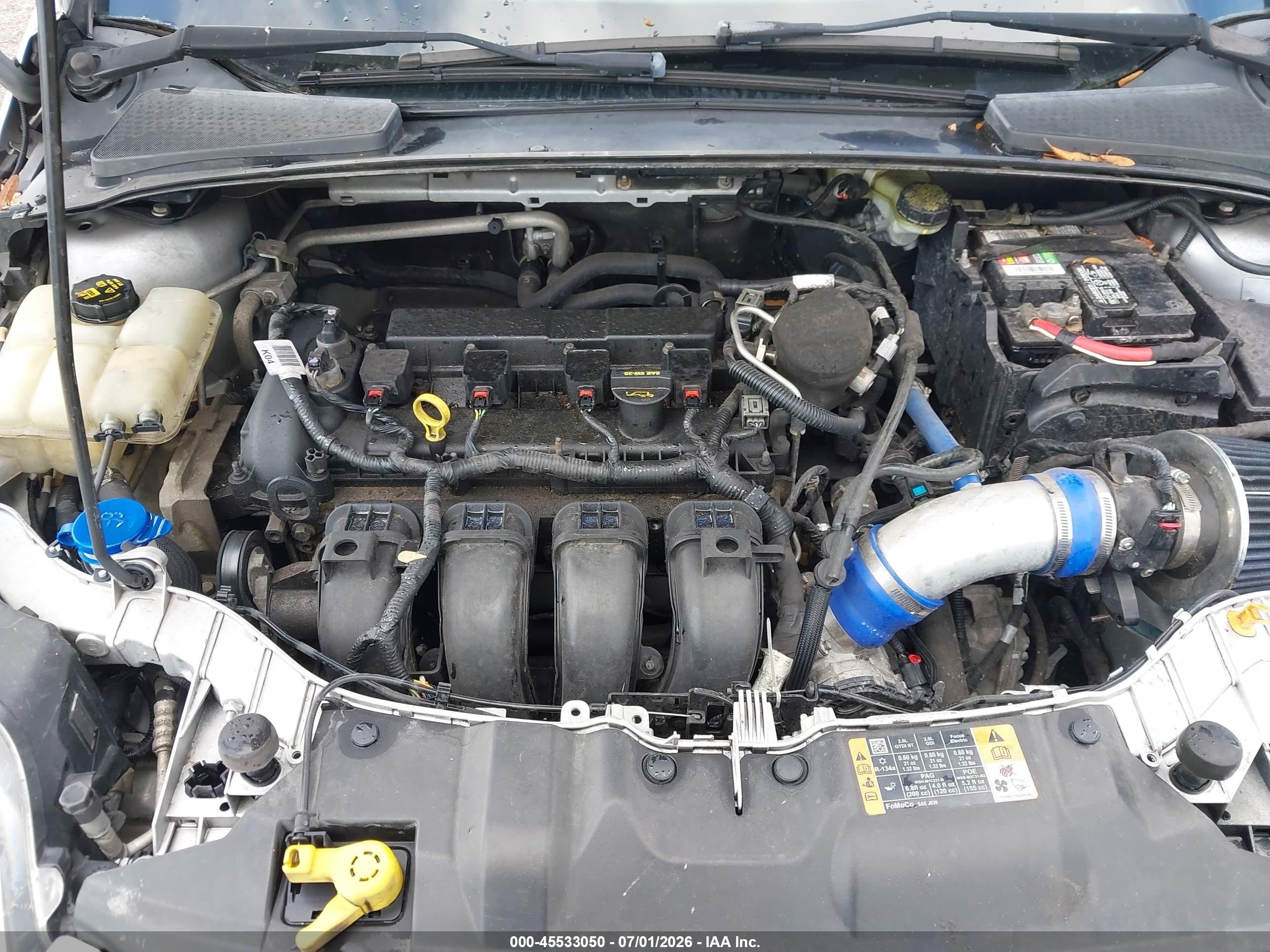 2014 Ford Focus Se Silver vin: 1FADP3K27EL307576