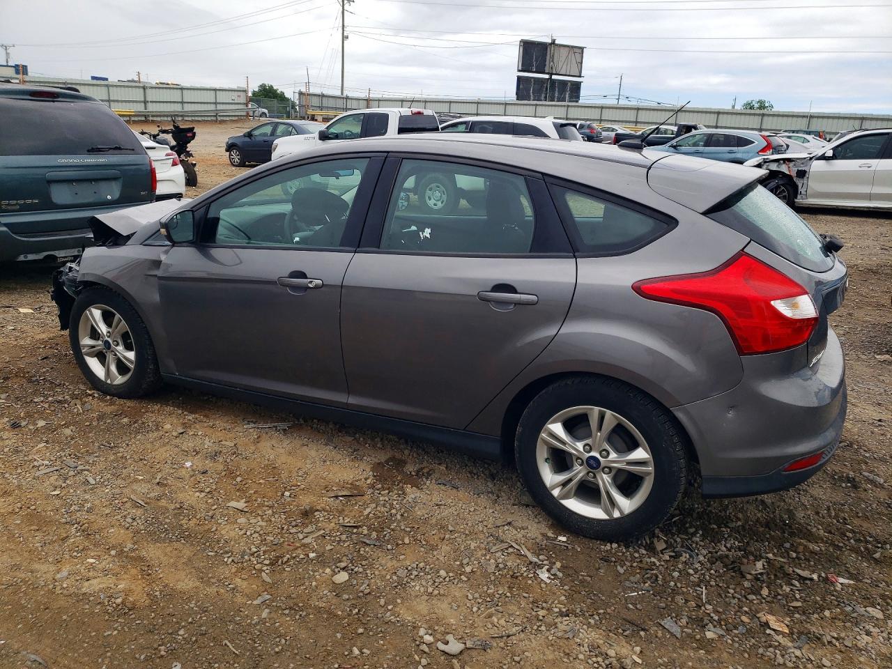 2014 Ford Focus Se Gray vin: 1FADP3K27EL322059