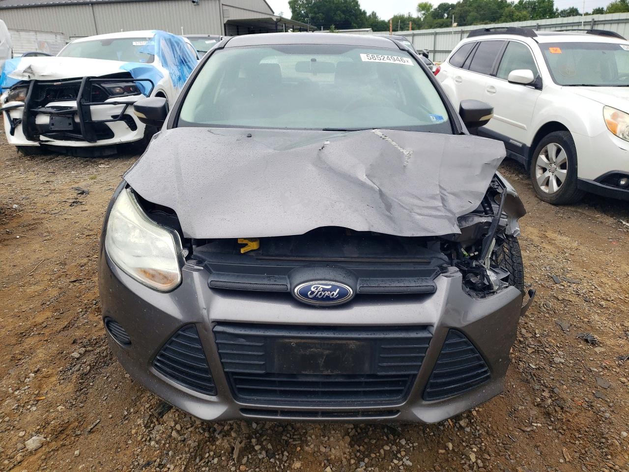 2014 Ford Focus Se Gray vin: 1FADP3K27EL322059