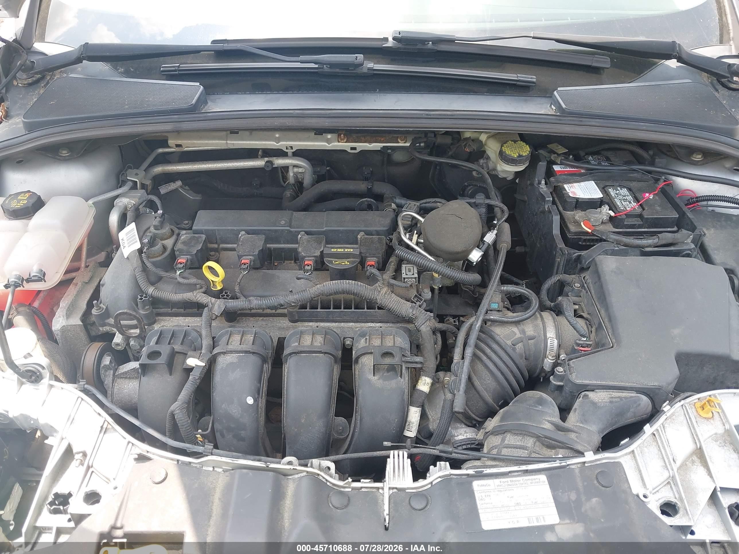 2014 Ford Focus Se Silver vin: 1FADP3K27EL334616