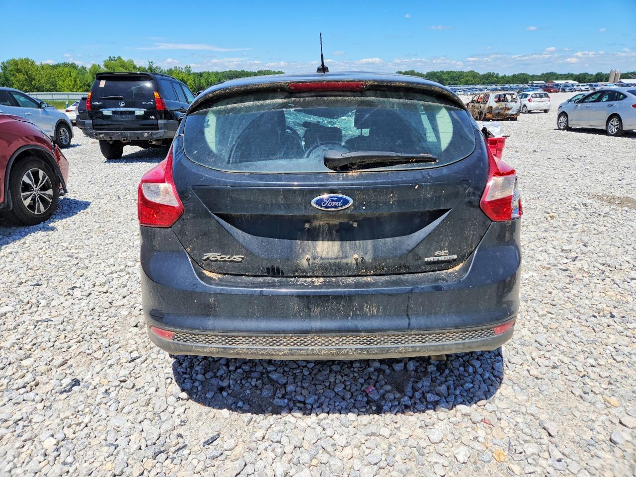 2014 Ford Focus Se Серый vin: 1FADP3K27EL337340