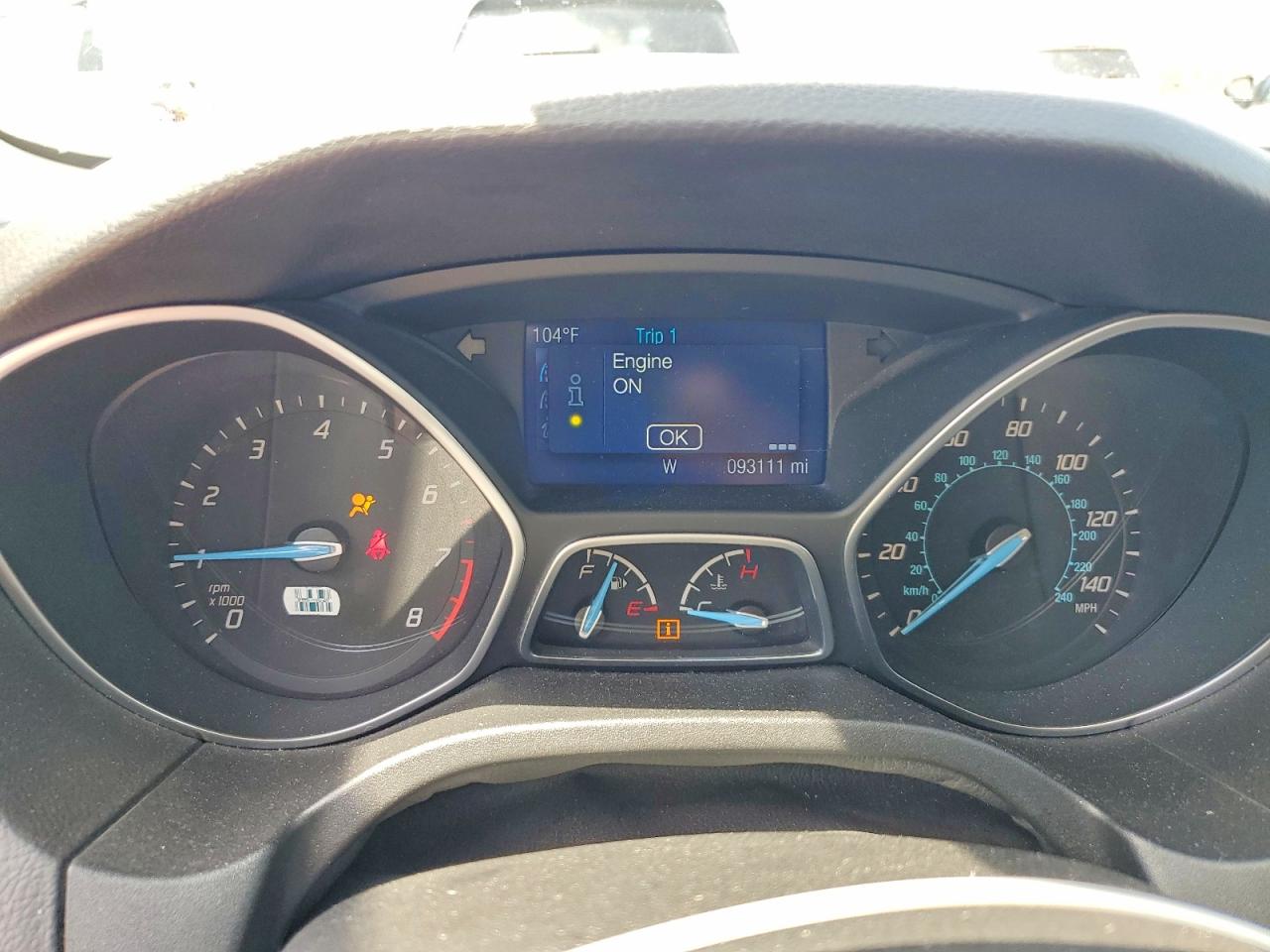 2014 Ford Focus Se Black vin: 1FADP3K27EL338455