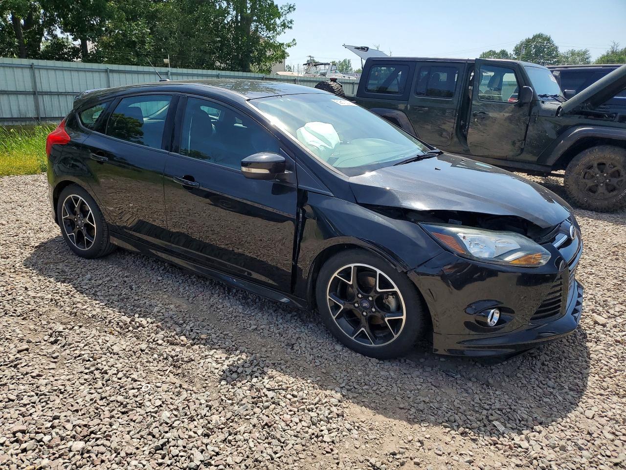 2014 Ford Focus Se Black vin: 1FADP3K27EL338455
