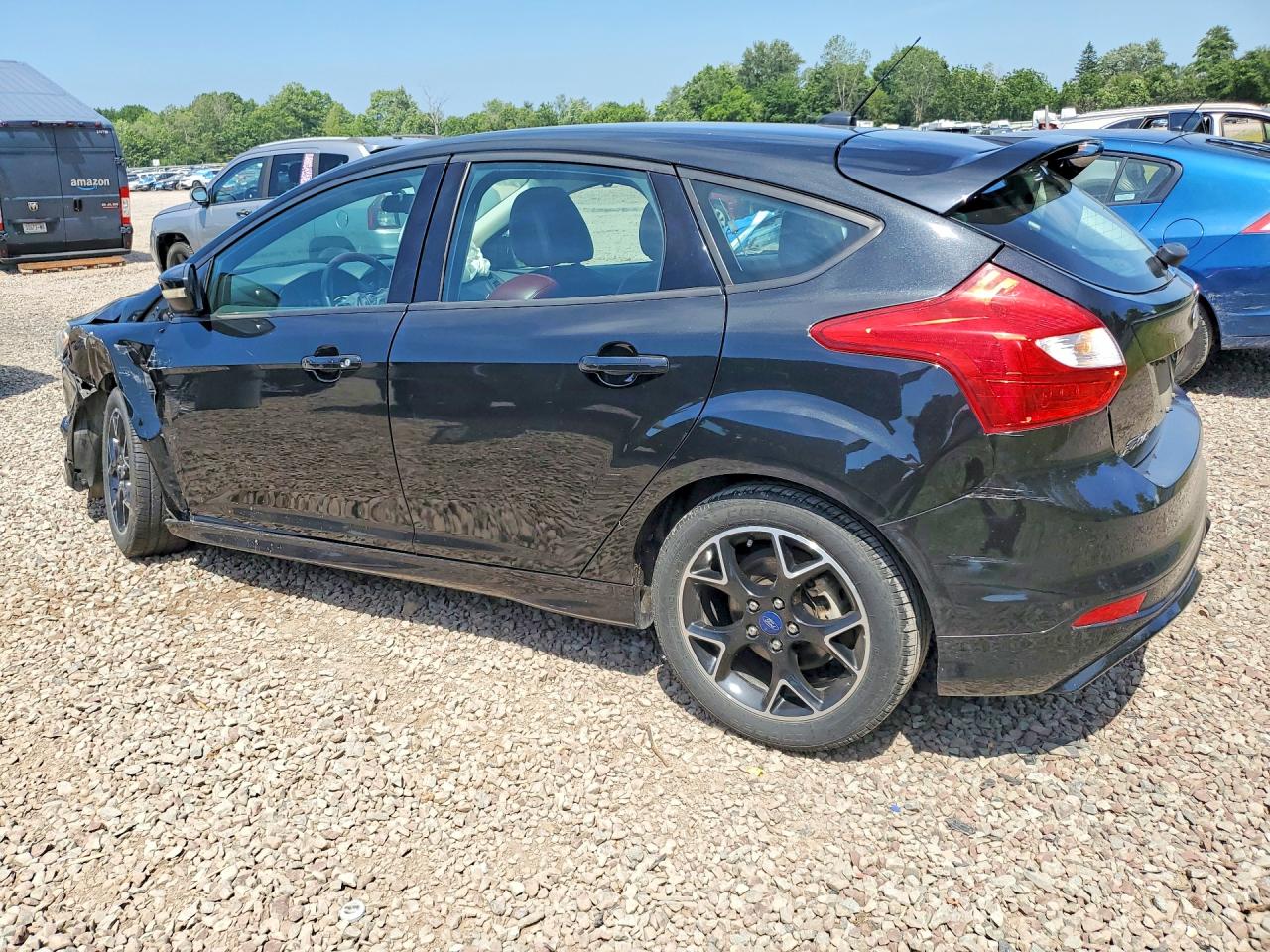 2014 Ford Focus Se Black vin: 1FADP3K27EL338455