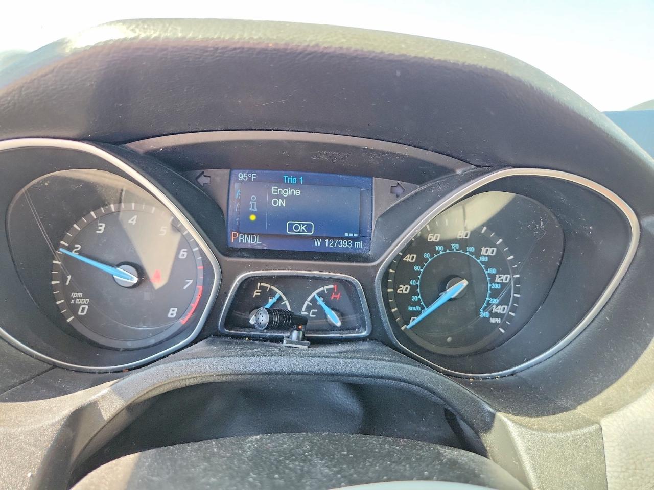 2014 Ford Focus Se Gray vin: 1FADP3K27EL350380