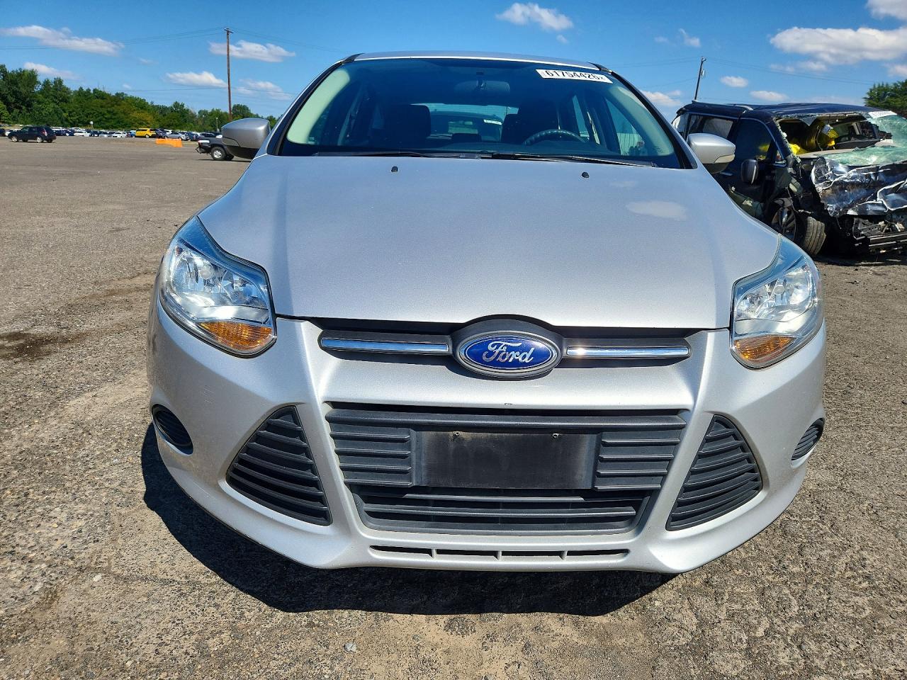 2014 Ford Focus Se Silver vin: 1FADP3K27EL382939