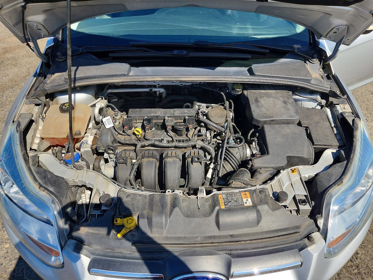 2014 Ford Focus Se Silver vin: 1FADP3K27EL382939