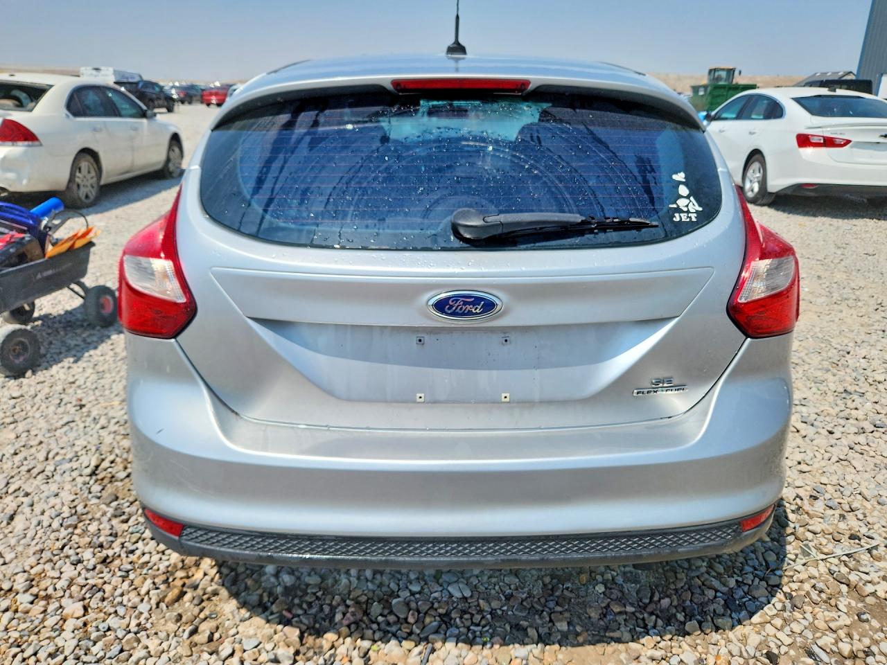 2014 Ford Focus Se Silver vin: 1FADP3K27EL413882