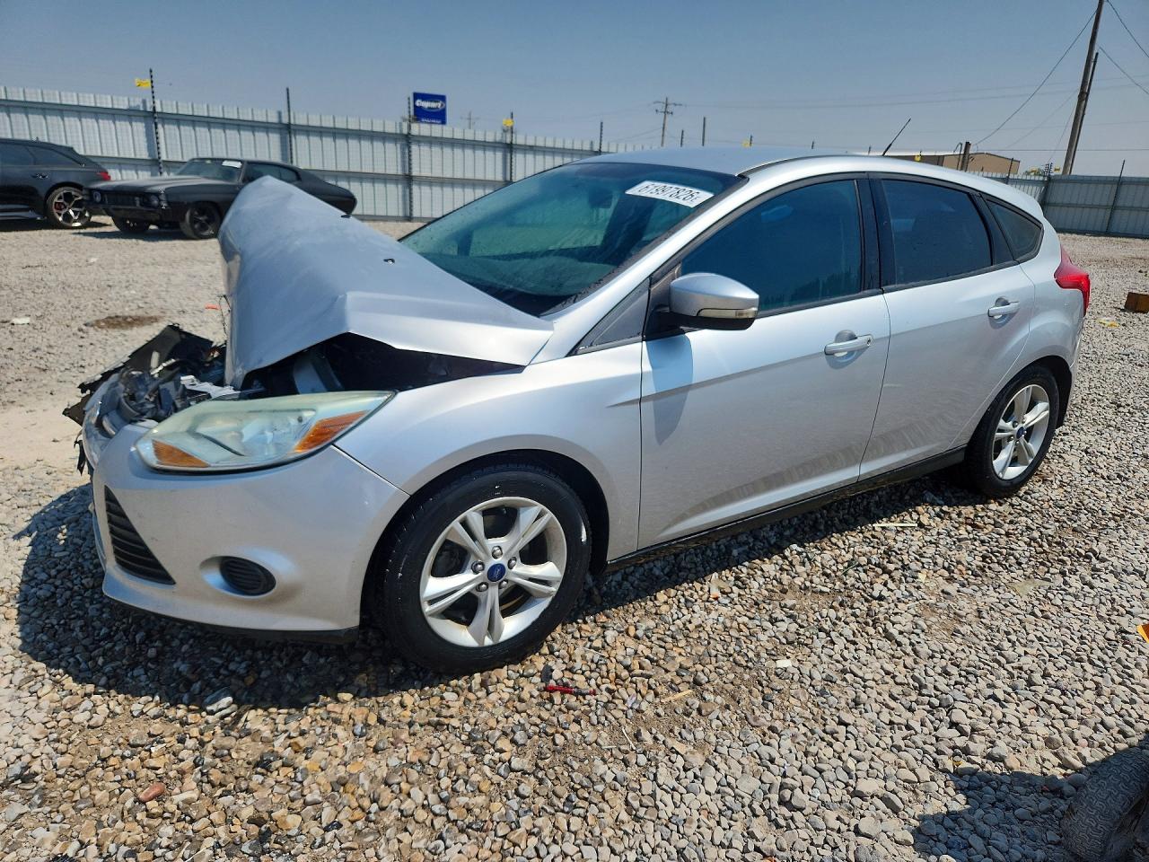 2014 Ford Focus Se Silver vin: 1FADP3K27EL413882
